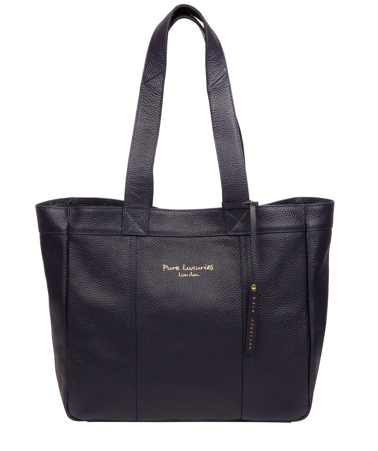 'Melissa' Ink Leather Tote Bag  image 1