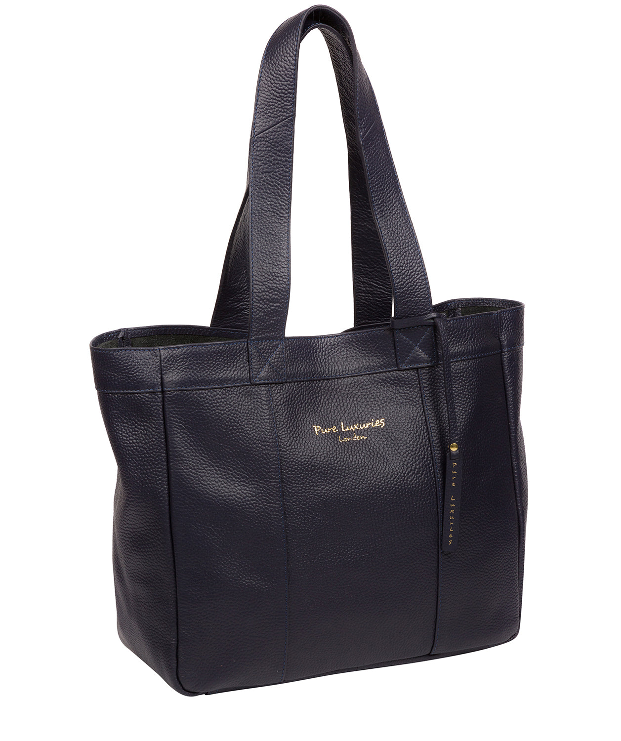 'Melissa' Ink Leather Tote Bag  image 5