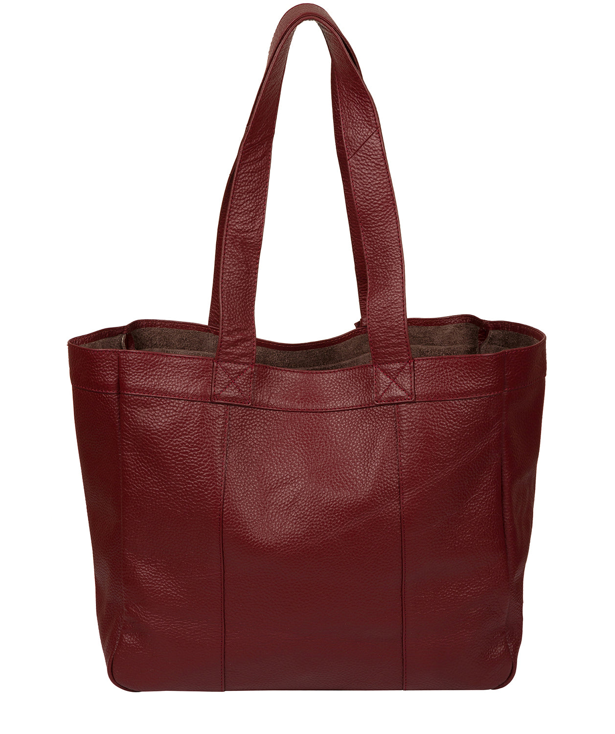 'Melissa' Red Leather Tote Bag image 3