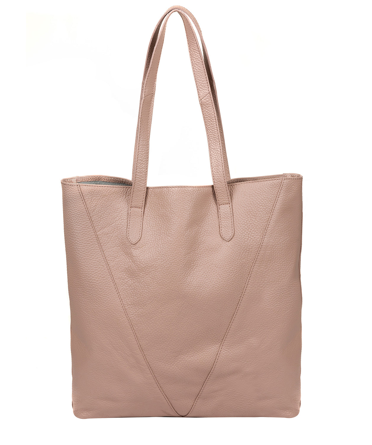 'Claudia' Blush Pink Leather Tote Bag Pure Luxuries London