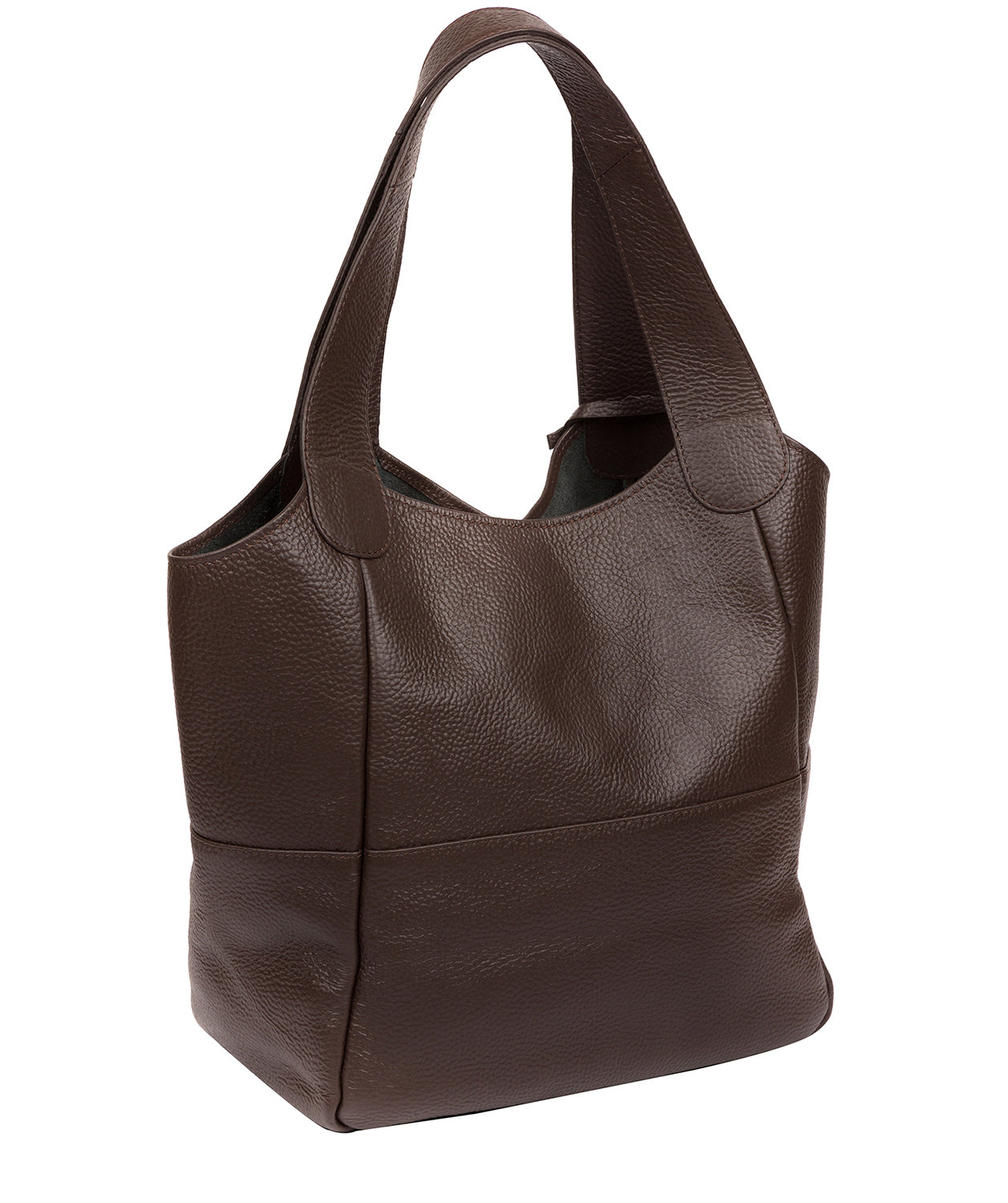 Brown Leather Tote Bag 'Freer' by Pure Luxuries – Pure Luxuries London