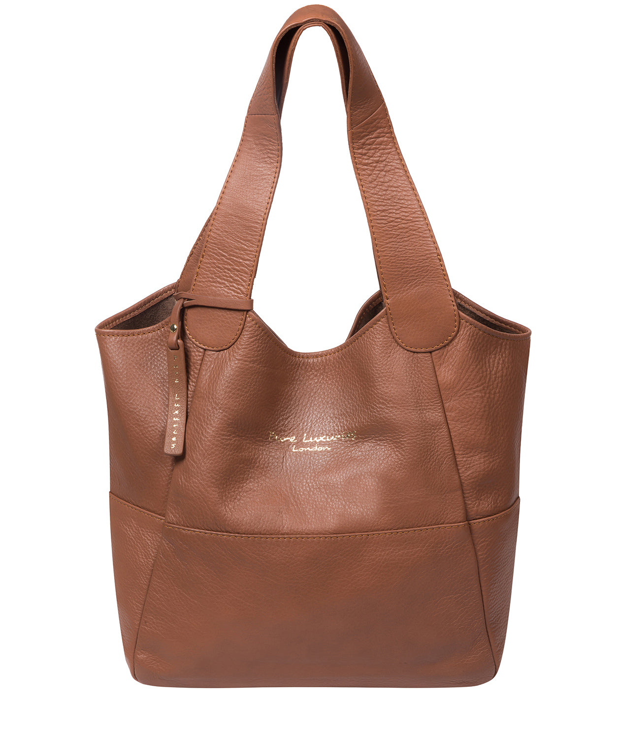 'Freer' Tan Leather Tote Bag