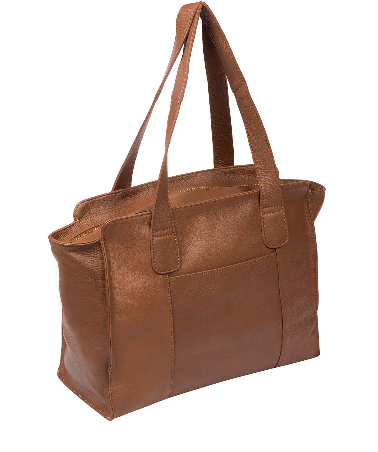 'Alexandra' Tan Leather Handbag