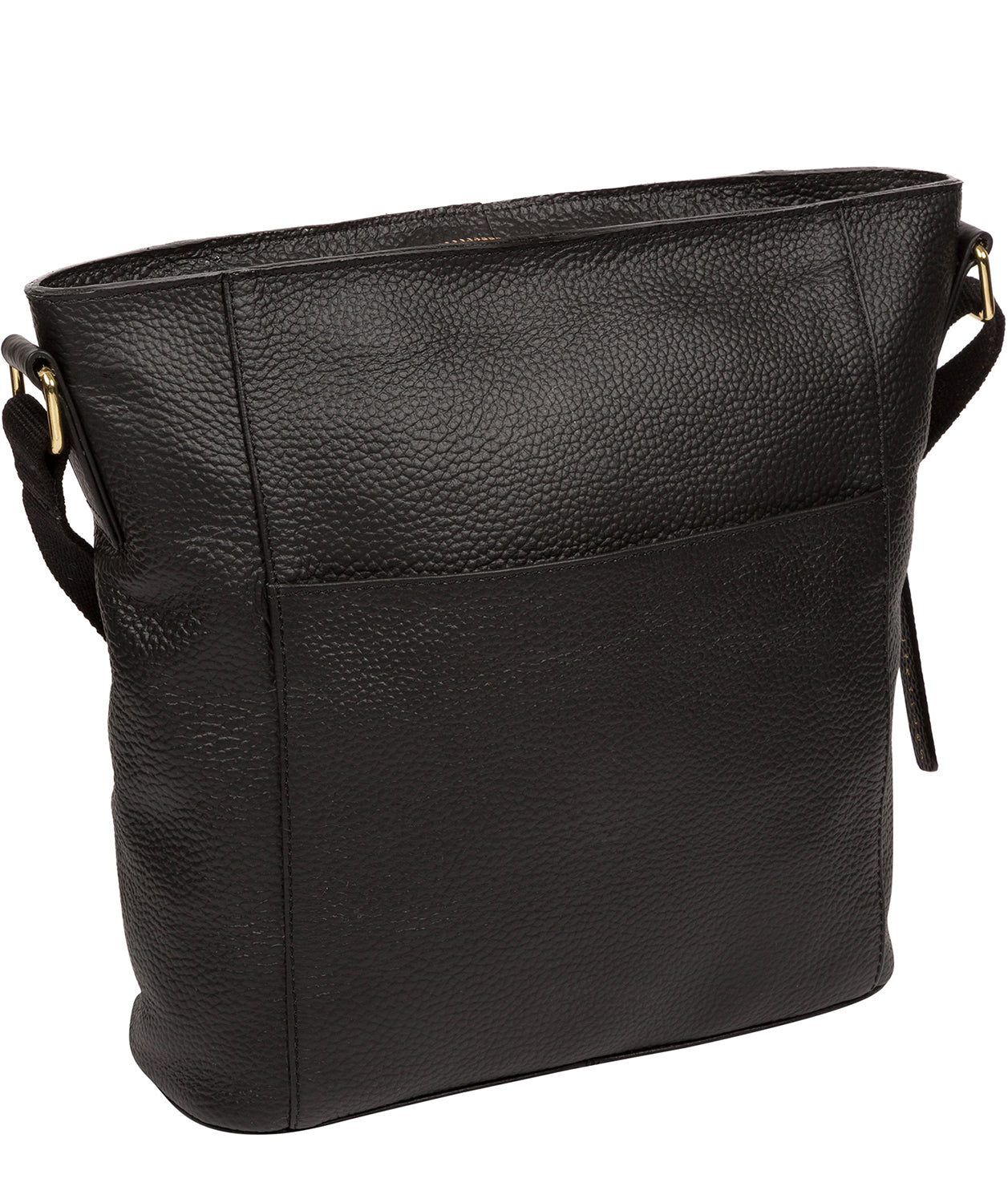 'Tamzin' Black Leather Shoulder Bag image 3