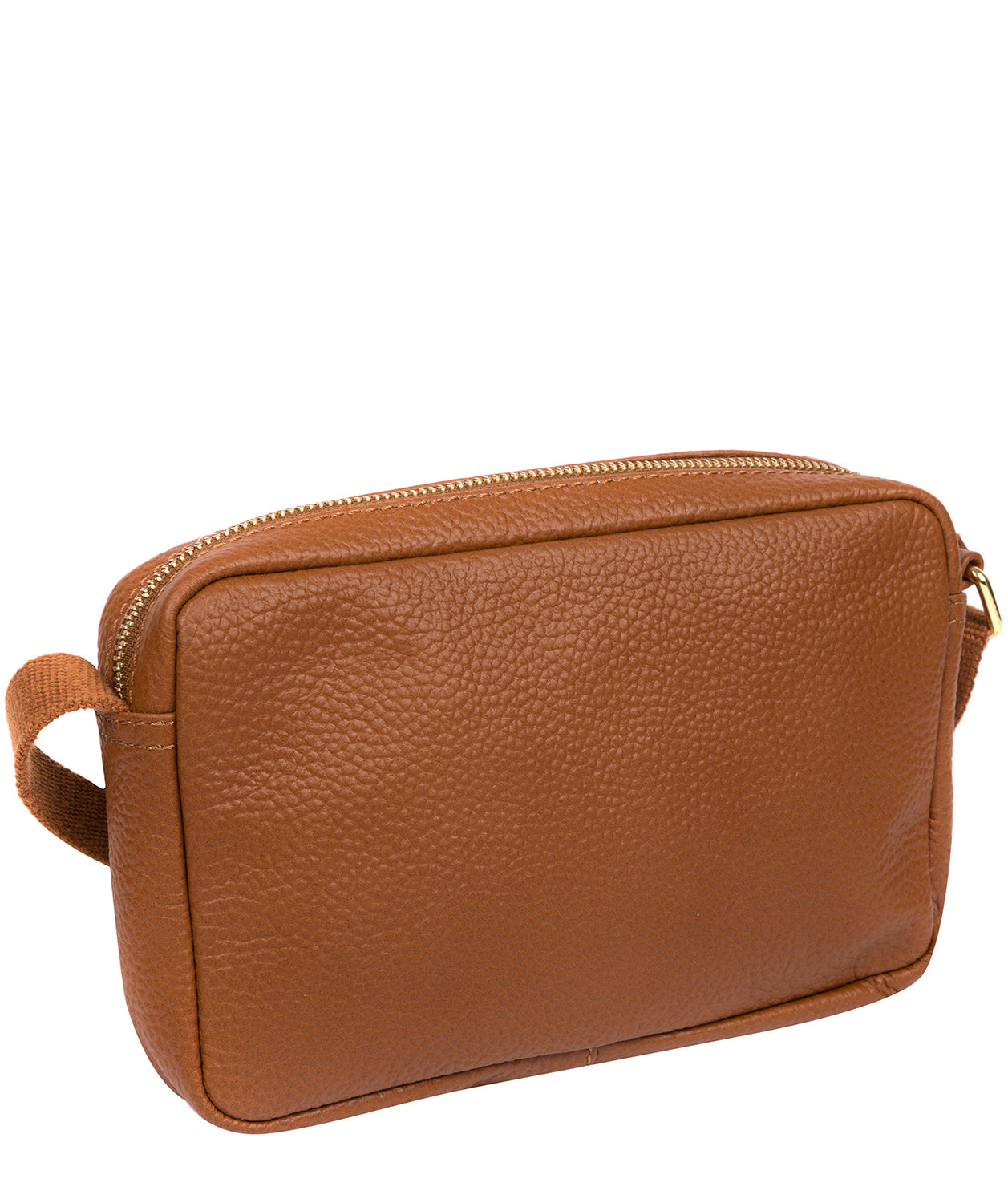 'Laine' Tan Leather Cross Body Bag image 3