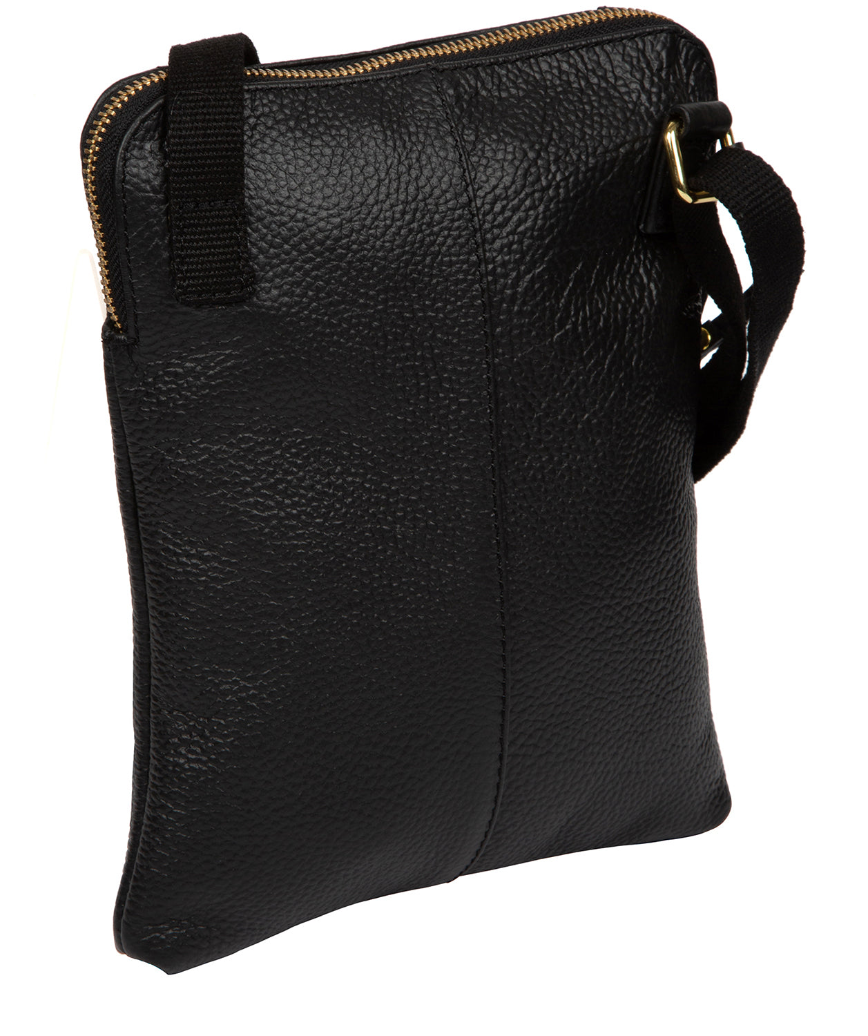 'Maisie' Black Leather Cross Body Bag