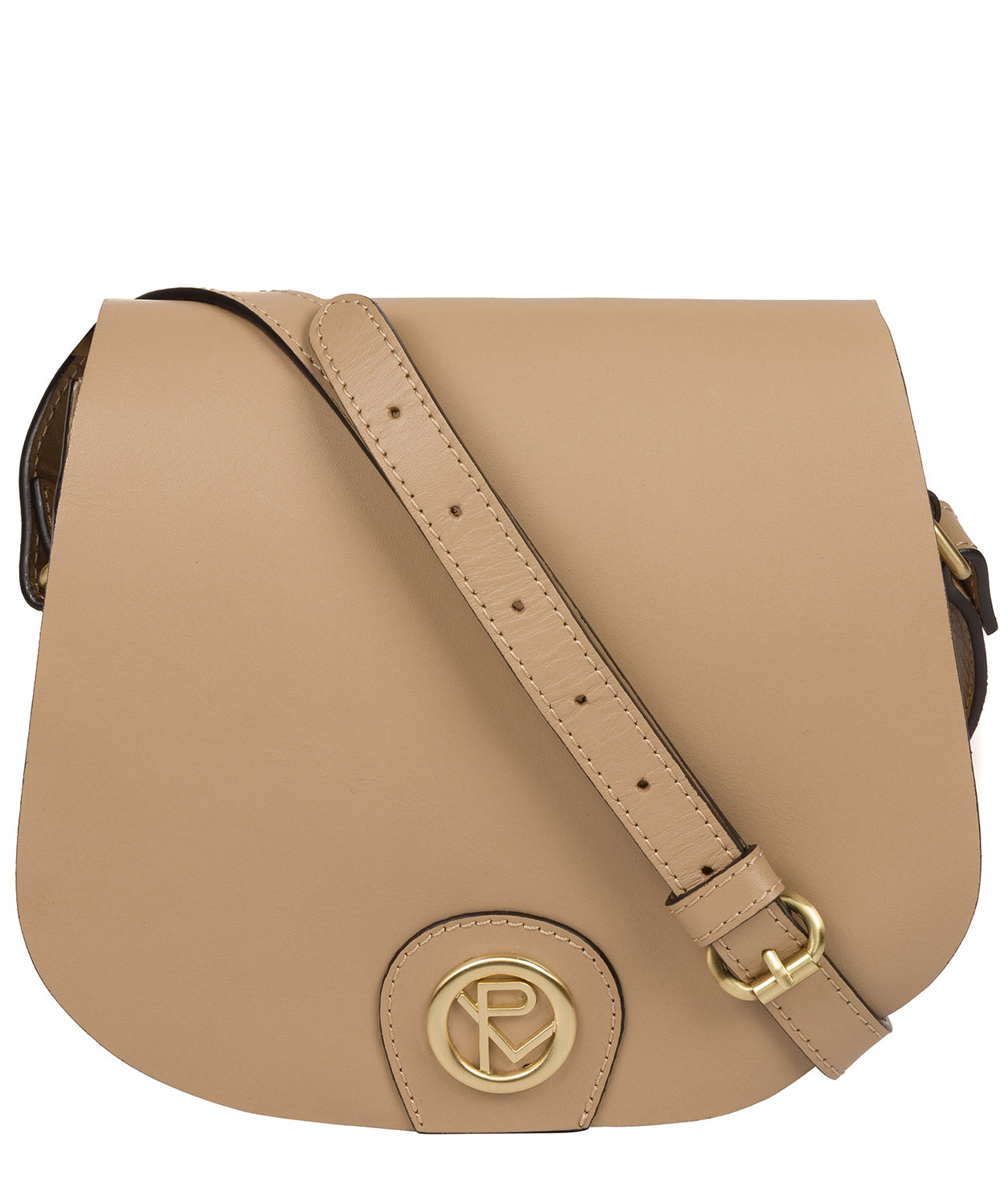 'Coniston' Beige Leather Cross Body Bag image 1