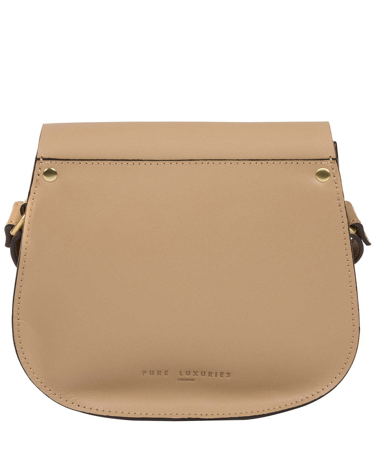 'Coniston' Beige Leather Cross Body Bag image 3