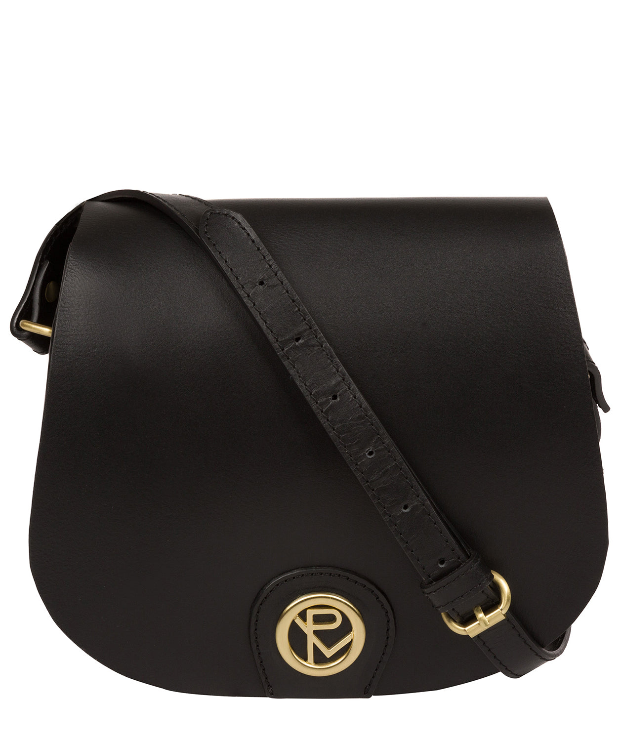 'Coniston' Black Leather Cross Body Bag image 1