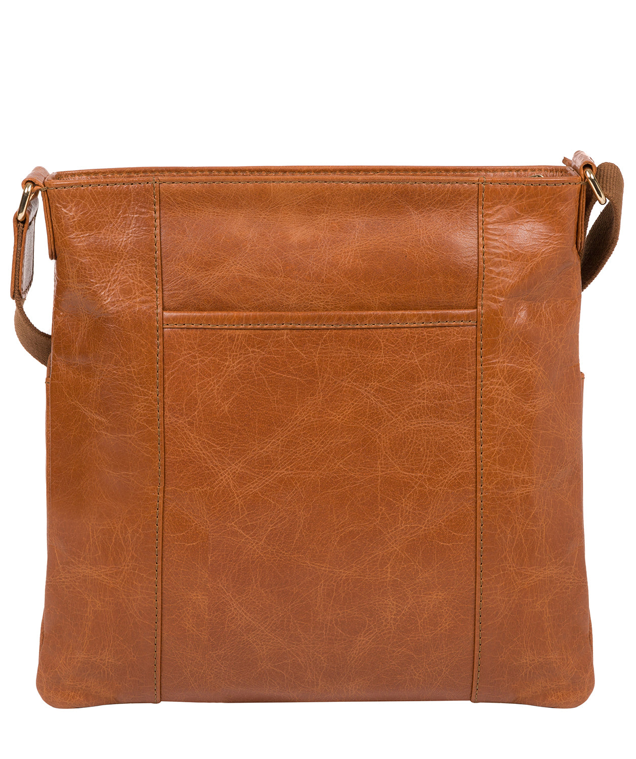 'Azalea' Hazelnut Leather Cross Body Bag image 3