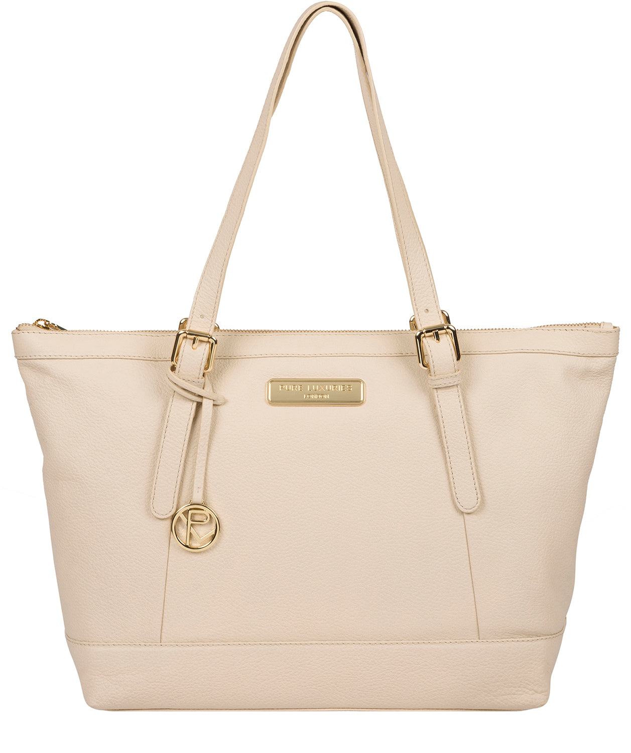 'Emily' Frappe Leather Tote Bag image 1