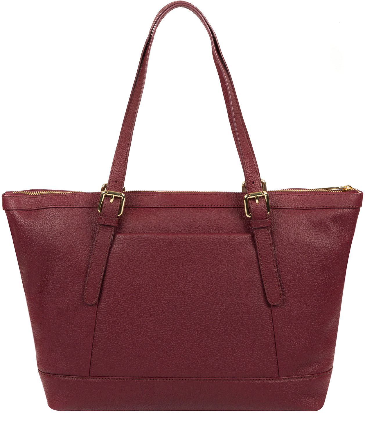 'Emily' Pomegranate Leather Tote Bag image 3