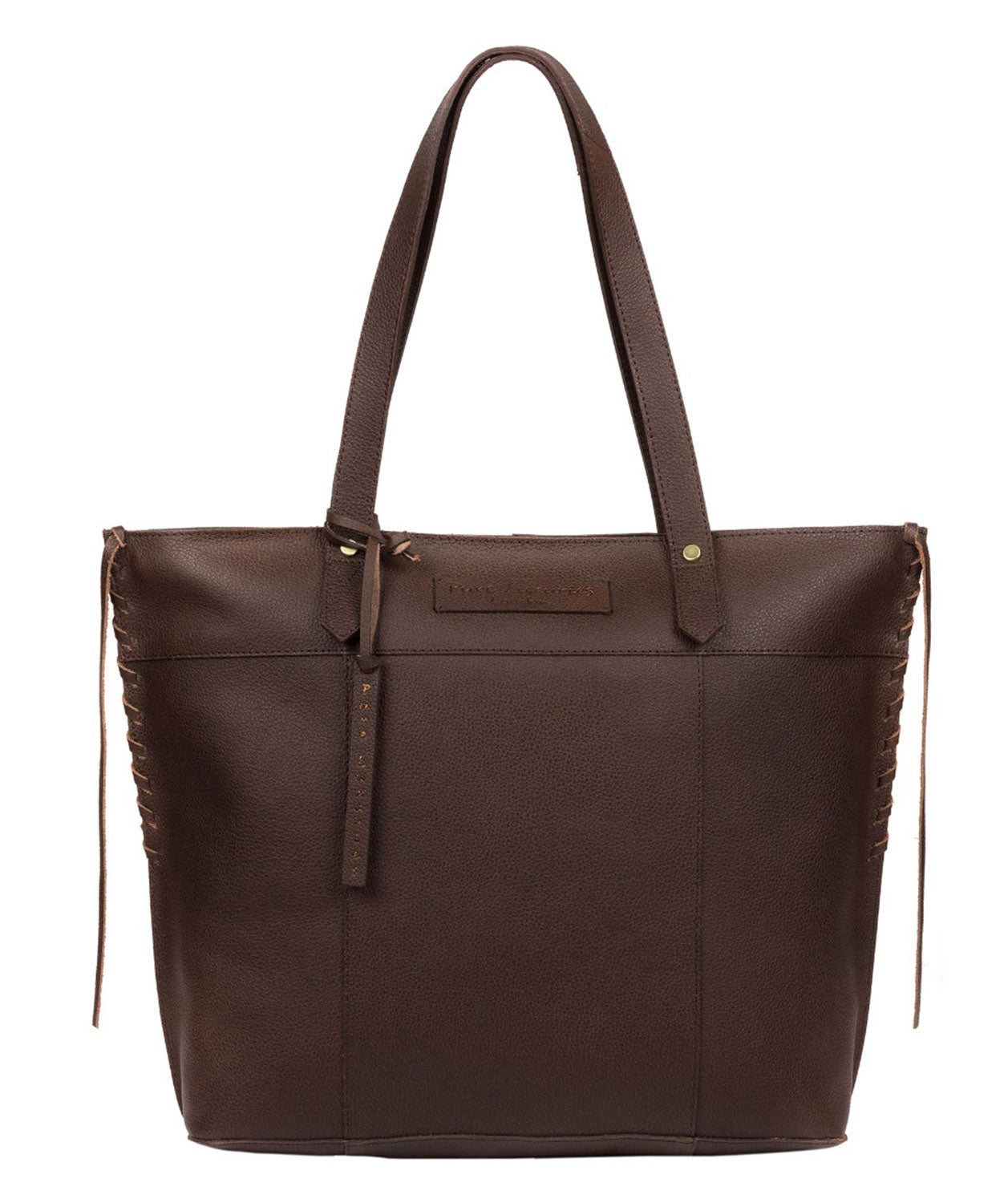 'Hampstead' Hickory Leather Tote Bag