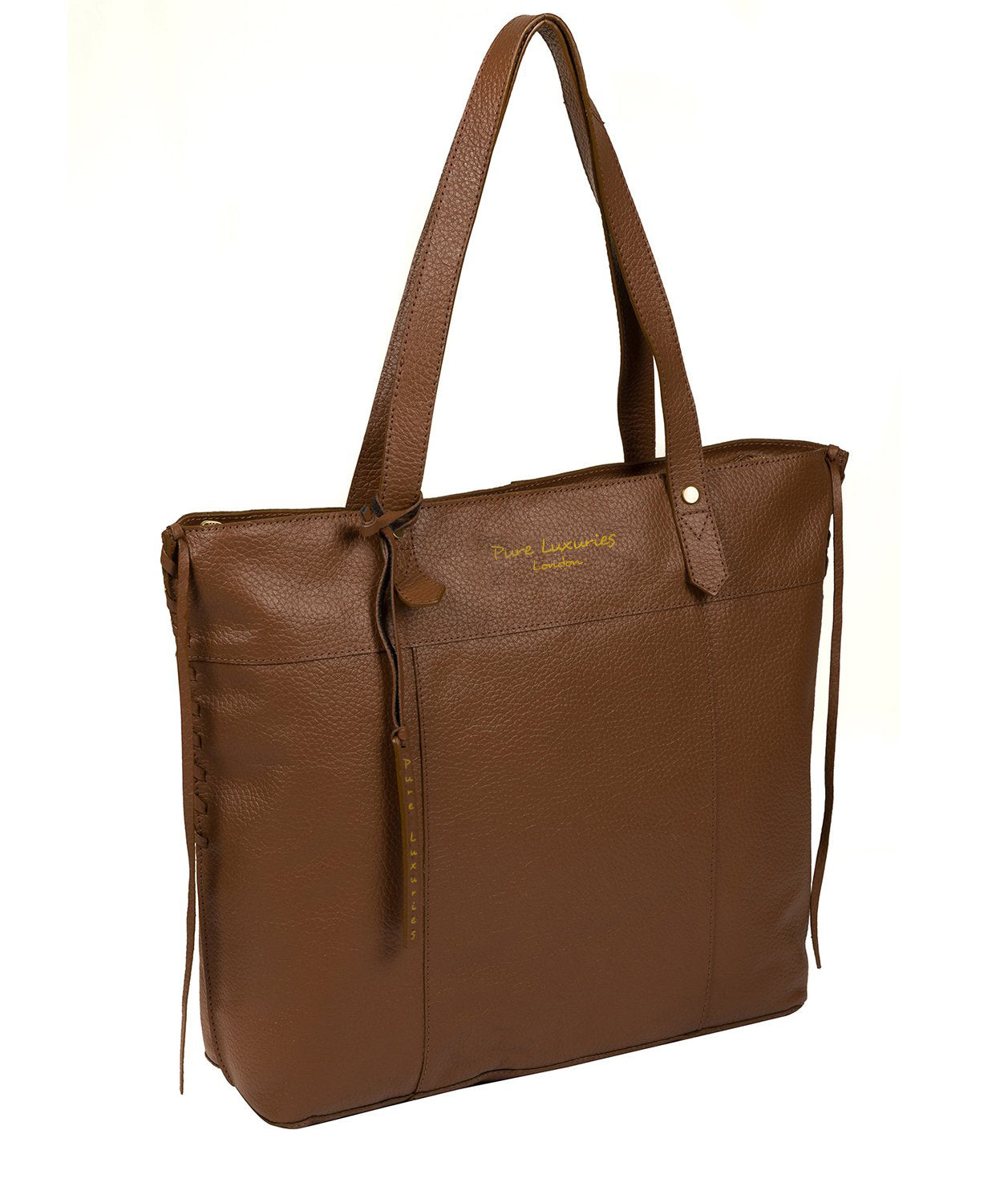 'Hampstead' Tan Leather Tote Bag