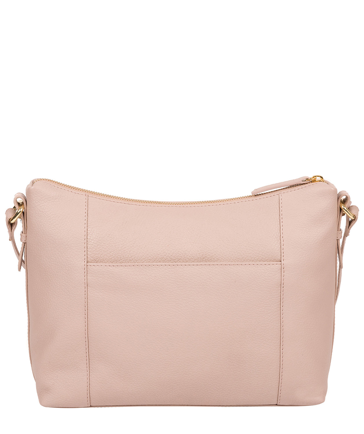 'Jenna' Blush Pink Leather Shoulder Bag image 3