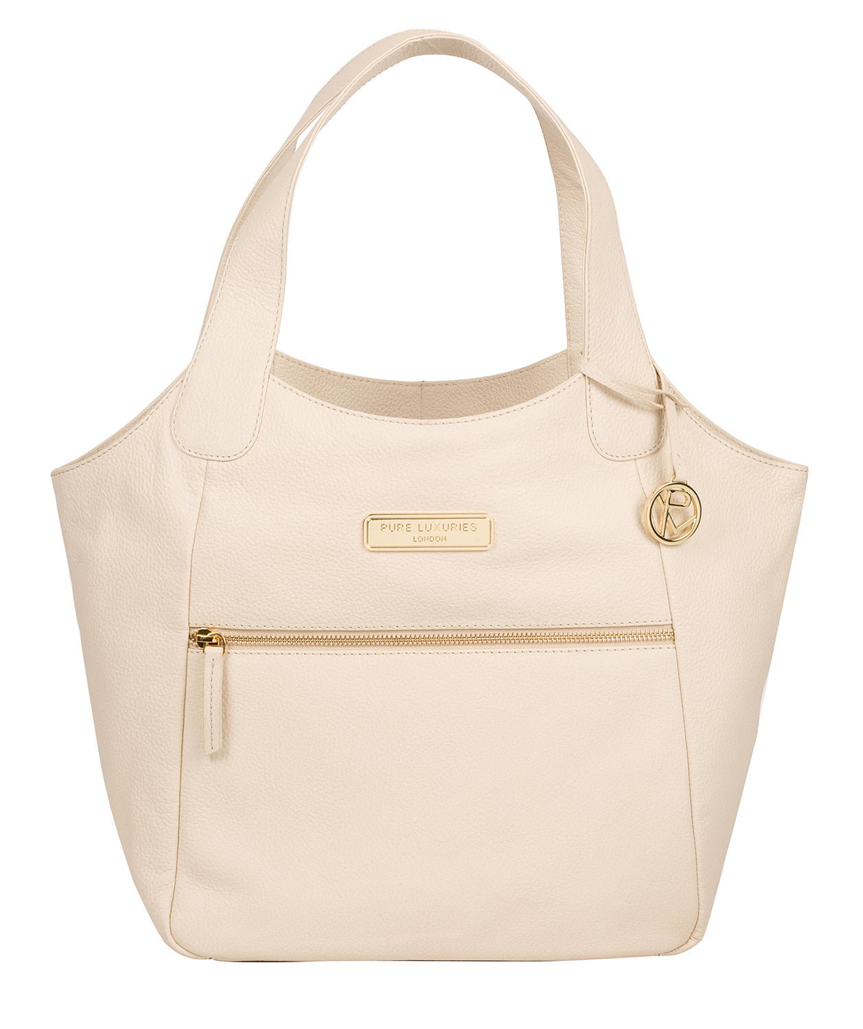 'Roxanne' Frappe Leather Tote Bag image 1