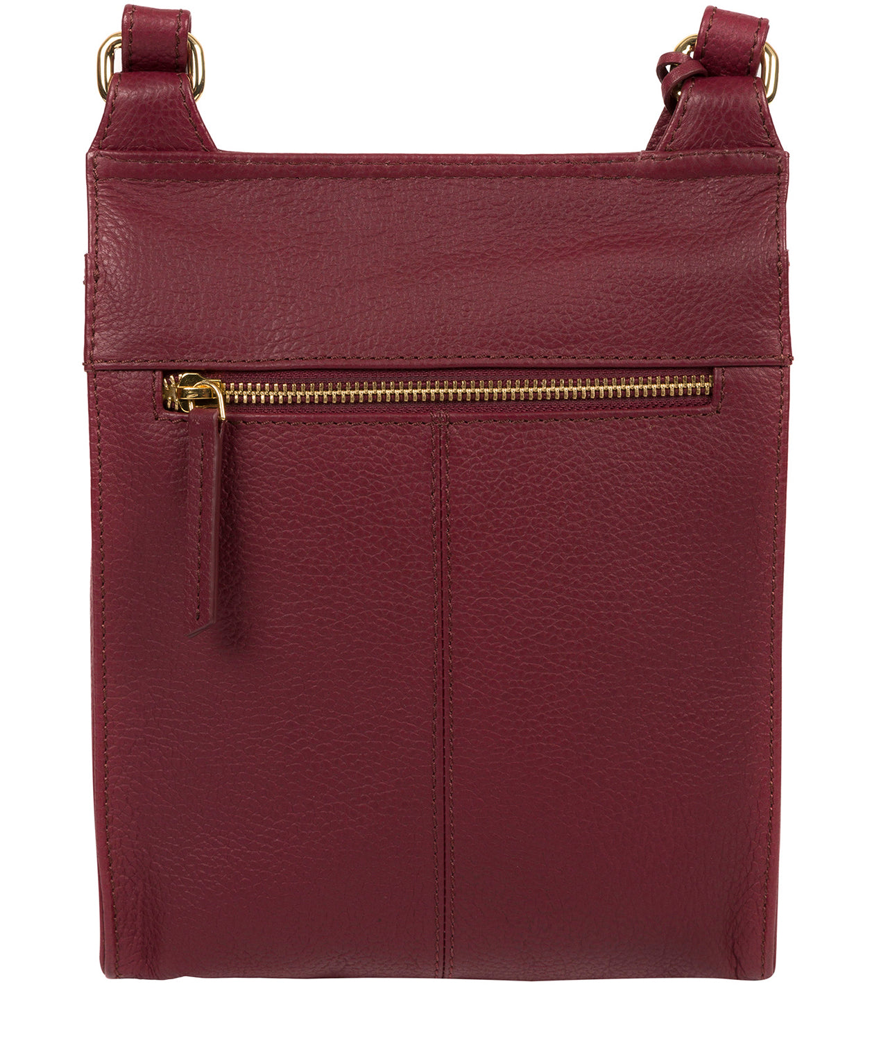 'Naomi' Pomegranate Leather Cross Body Bag image 3