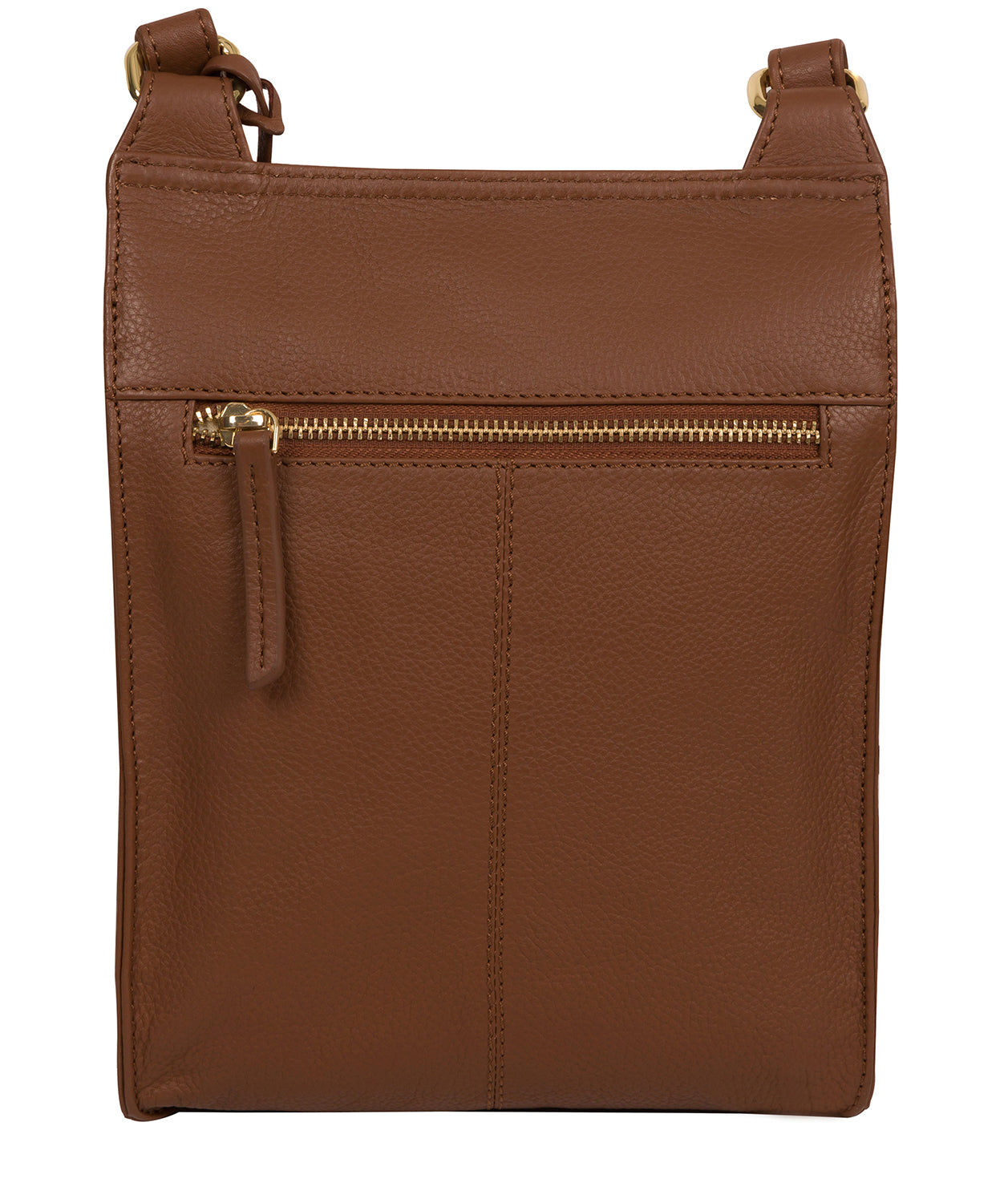 'Naomi' Tan Leather Cross Body Bag