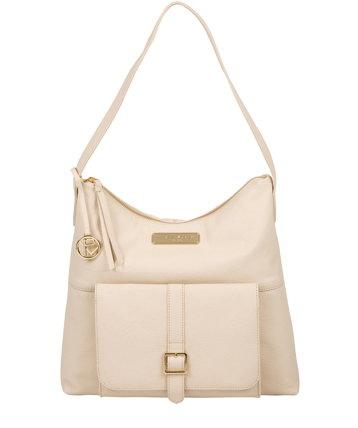 'Imogen' Frappe Leather Shoulder Bag image 1