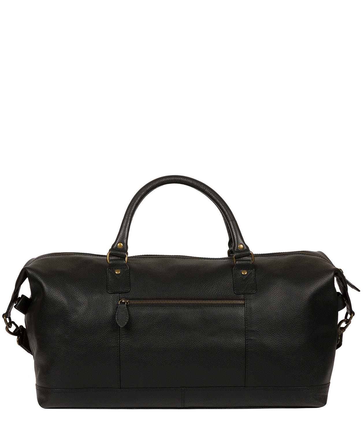 'Cargo' Black Leather Holdall image 3