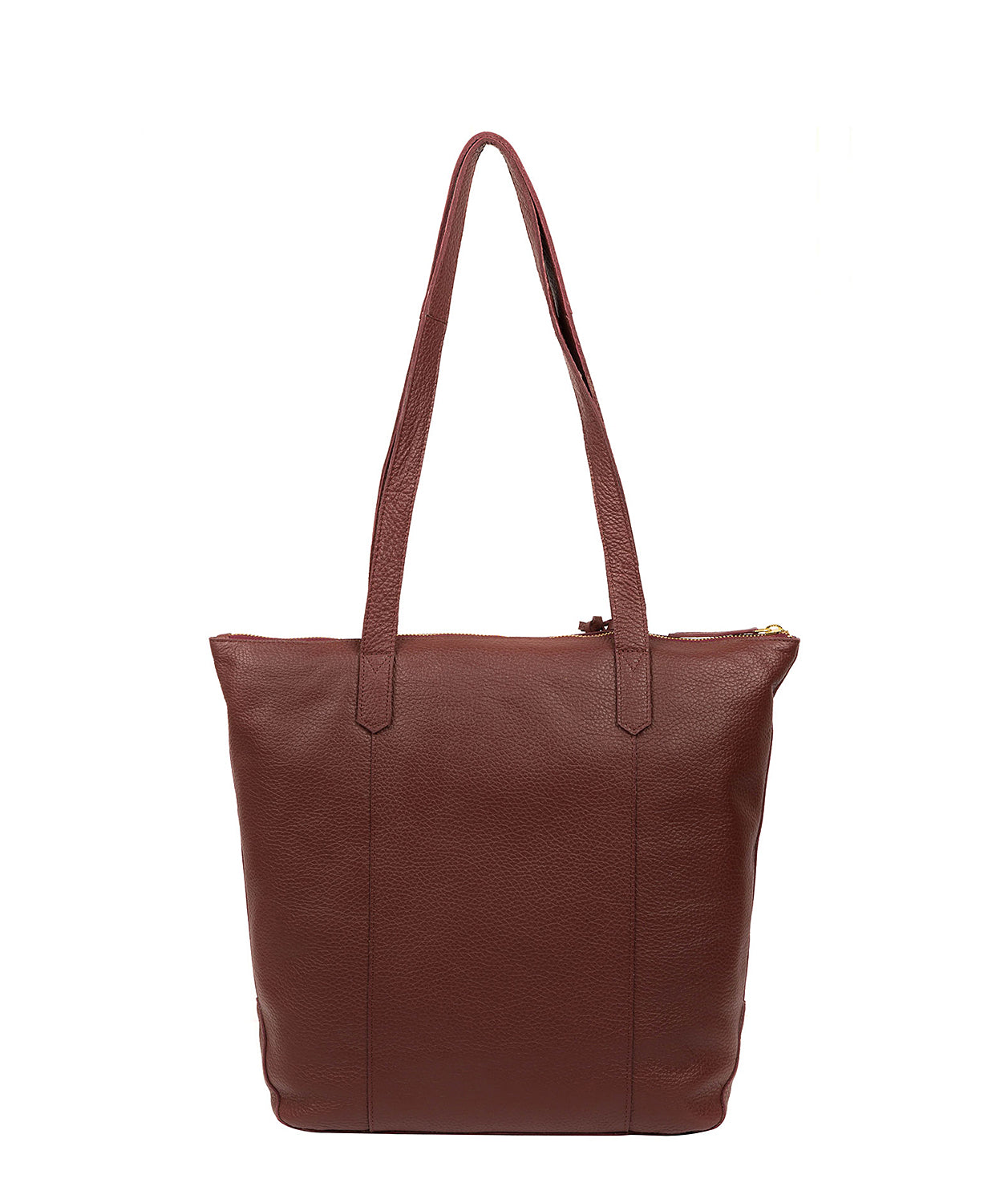 'Blendon' Burgundy Leather Tote Bag