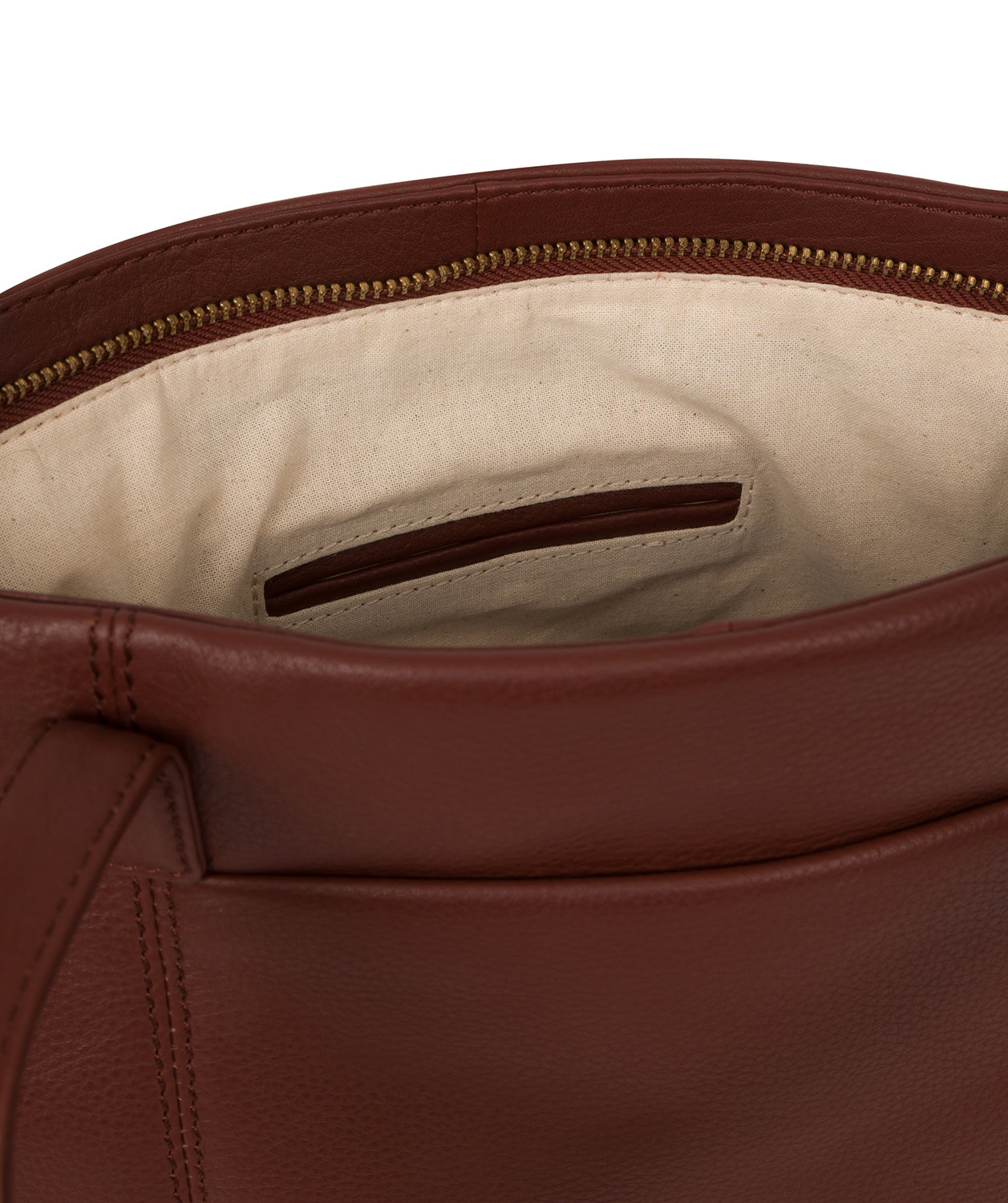 'Adley' Chestnut Leather Handbag