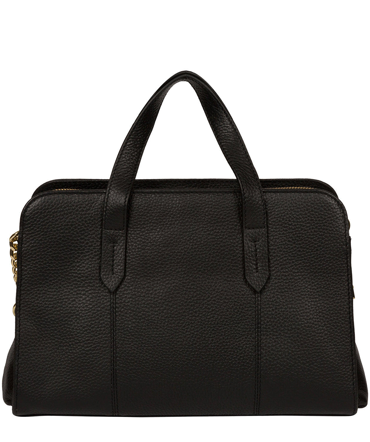 'Amelie' Black Leather Handbag image 3