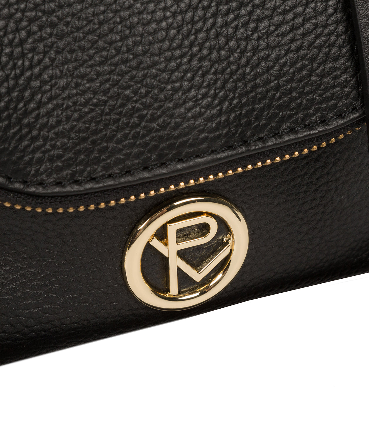 'Giselle' Black Leather Cross Body Clutch Bag