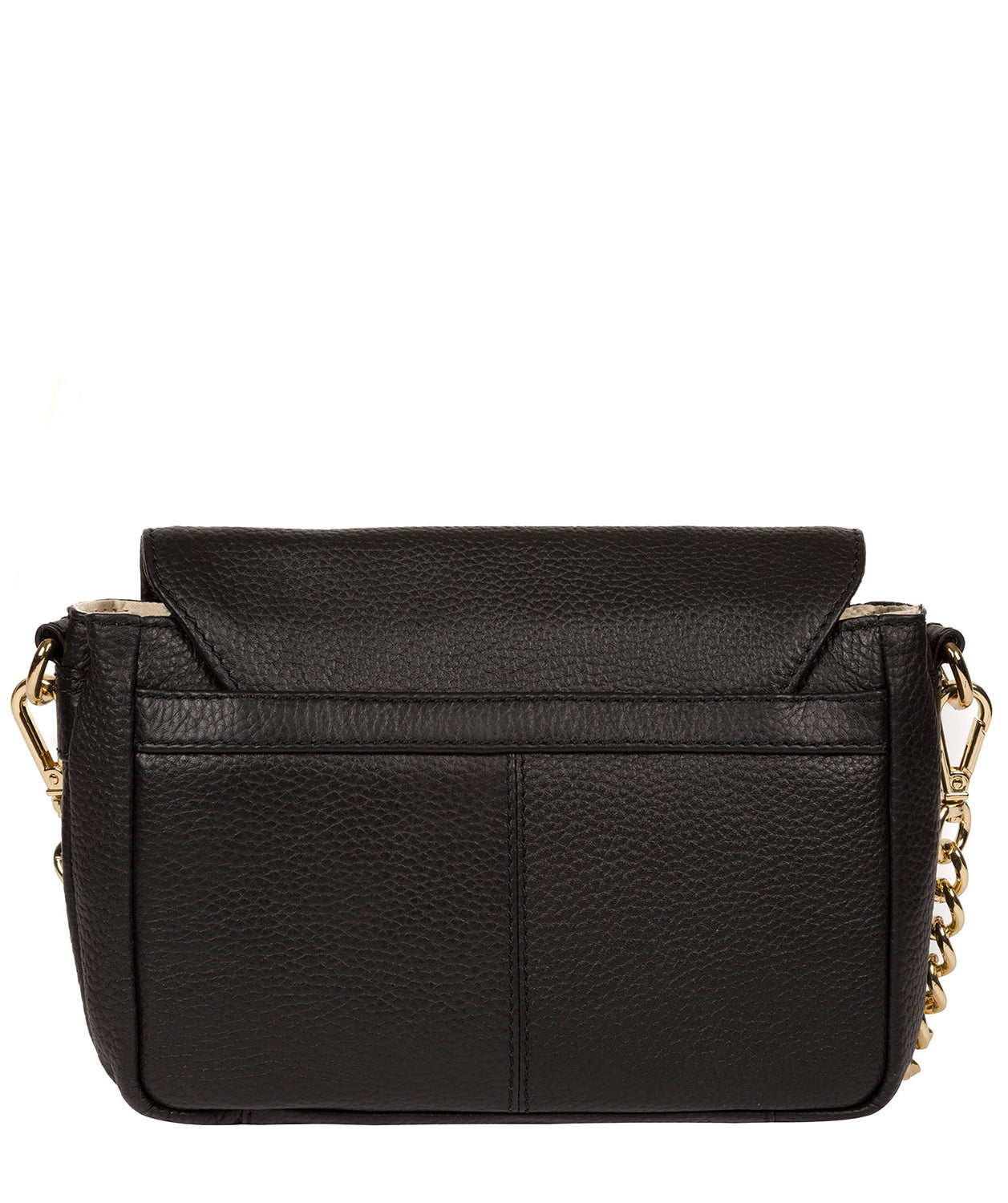 'Paulette' Black Leather Cross Body Bag image 3