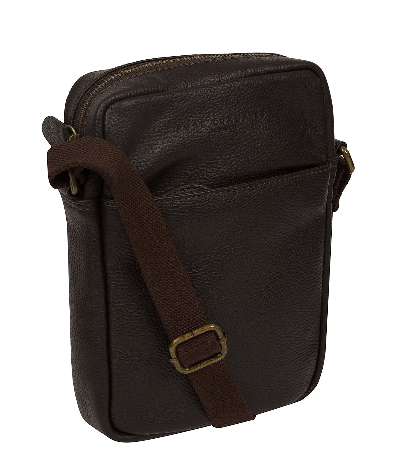 'Crew' Brown Leather Cross Body Bag