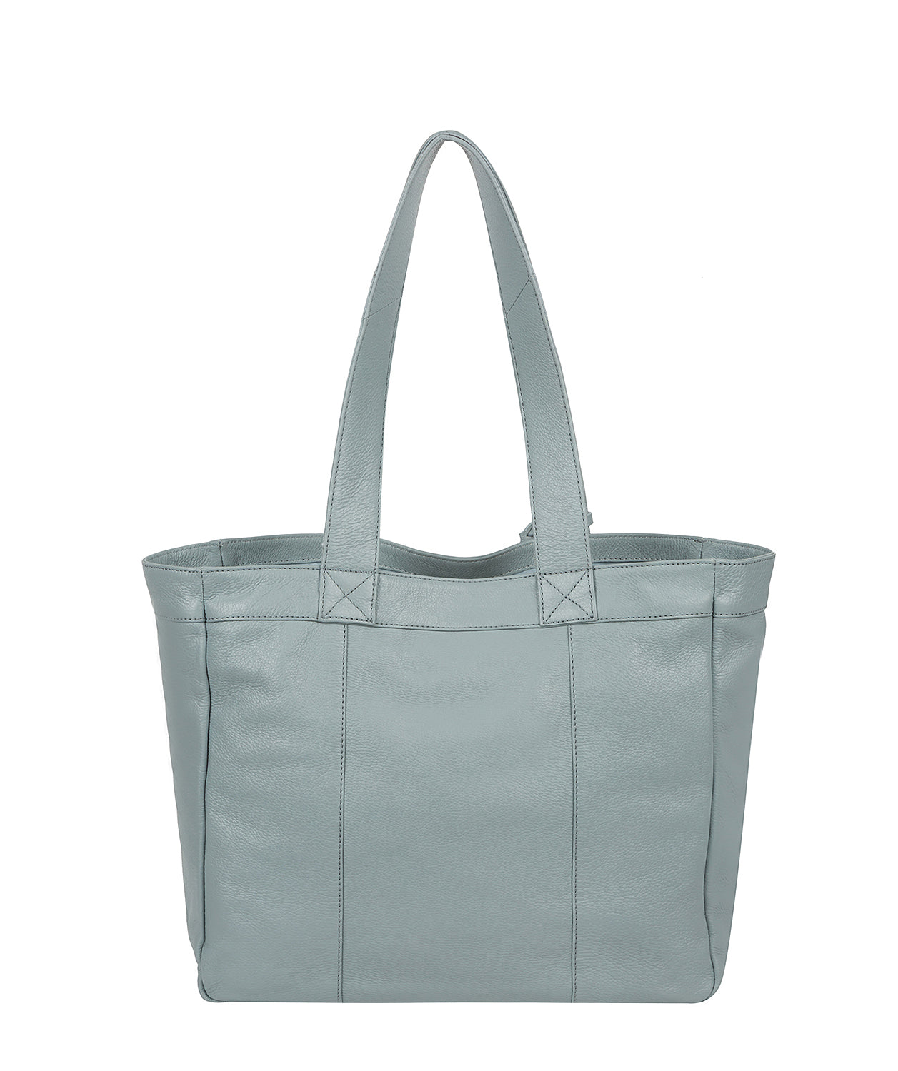 'Harlesden' Cashmere Blue Leather Tote Bag