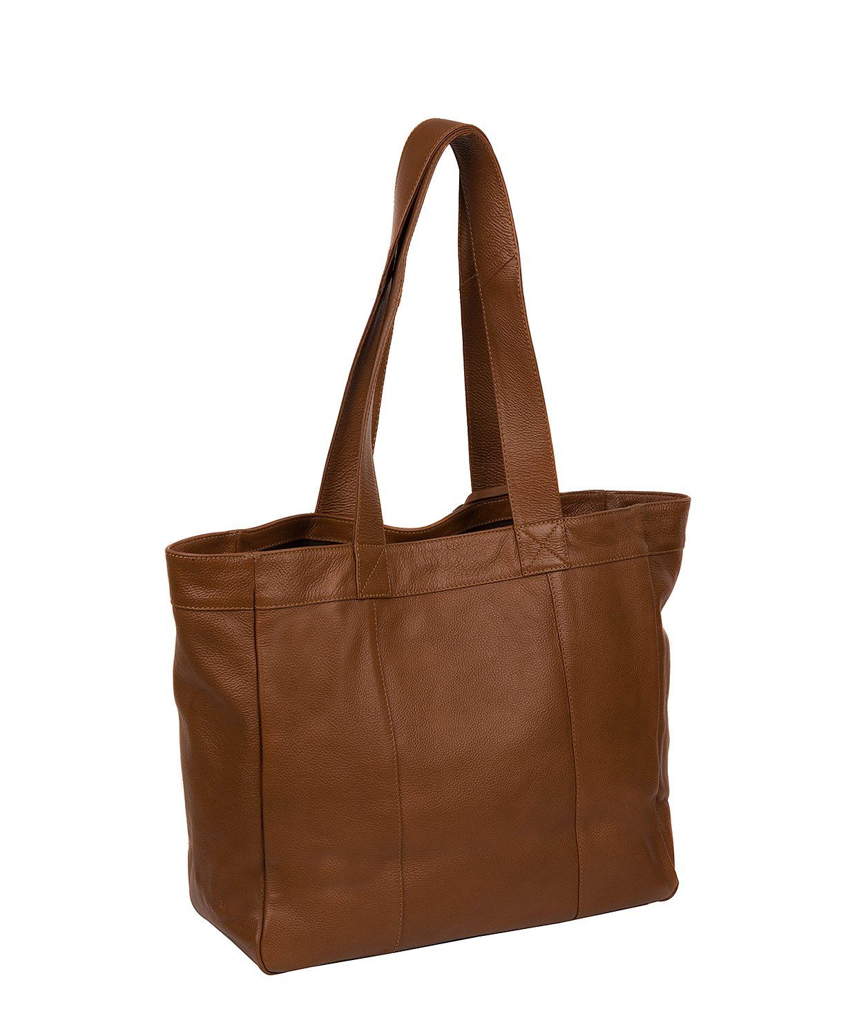 'Harlesden' Saddle Tan Leather Tote Bag