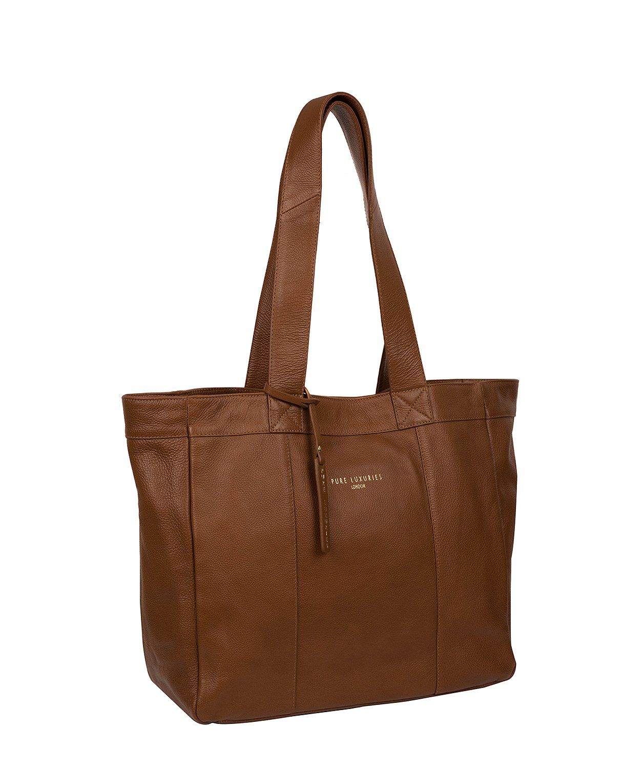 'Harlesden' Saddle Tan Leather Tote Bag