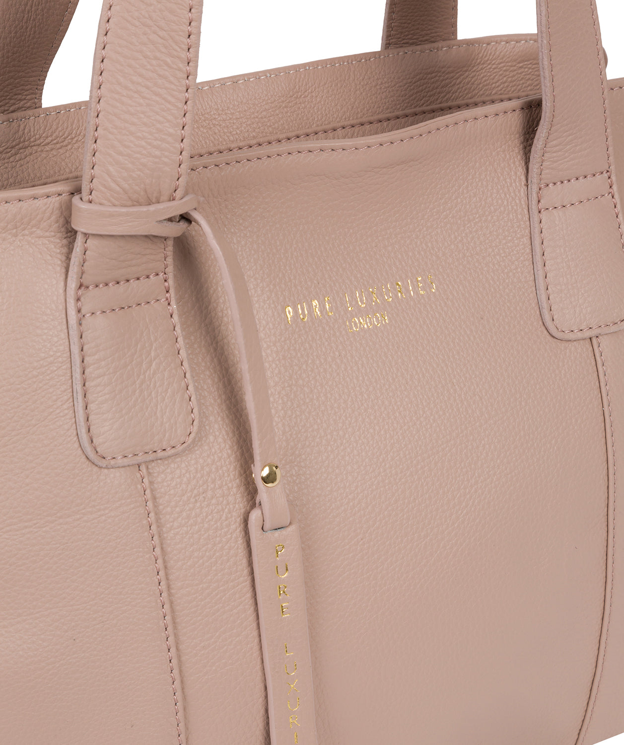 'Homerton' Blush Pink Leather Handbag