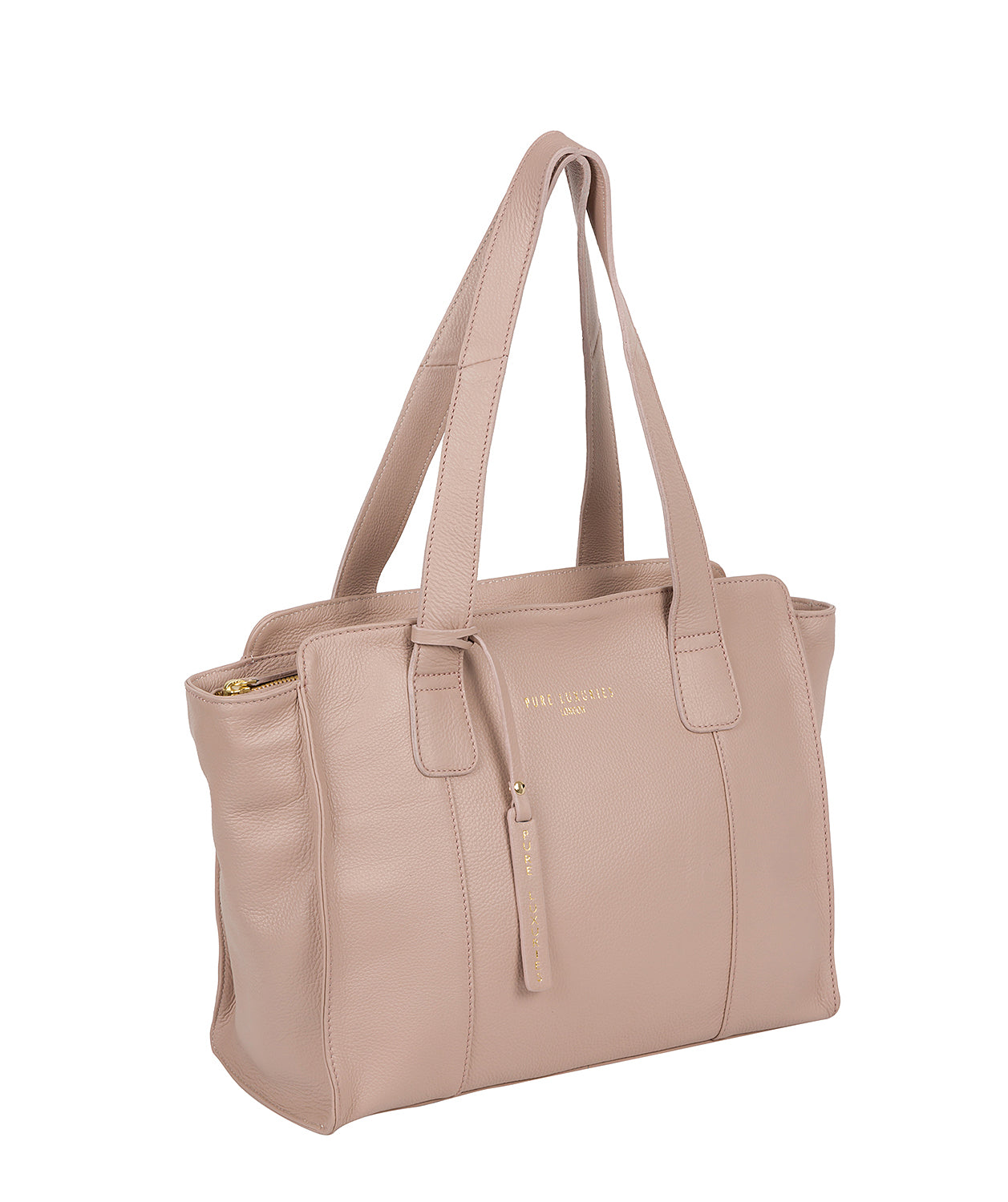 'Homerton' Blush Pink Leather Handbag