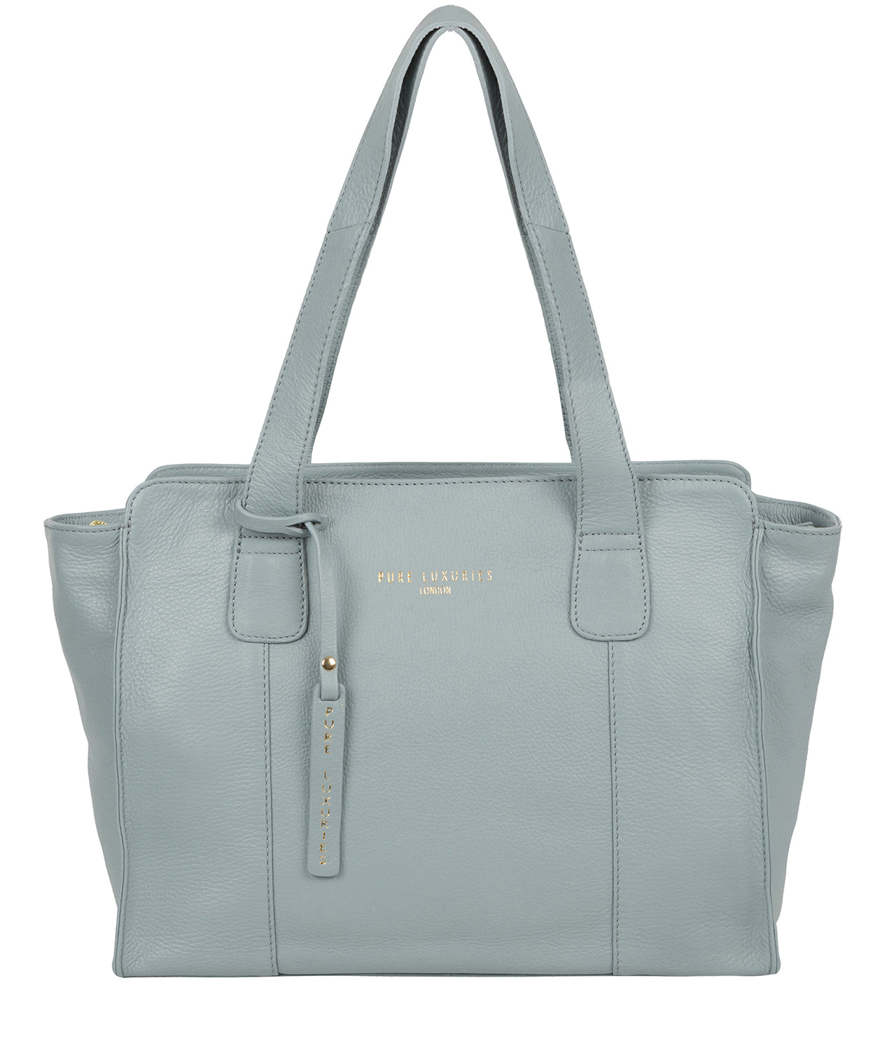 'Homerton' Cashmere Blue Leather Handbag