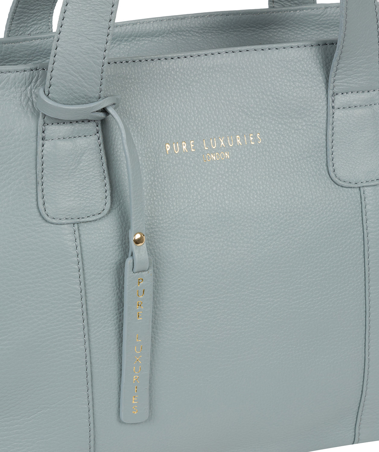 'Homerton' Cashmere Blue Leather Handbag