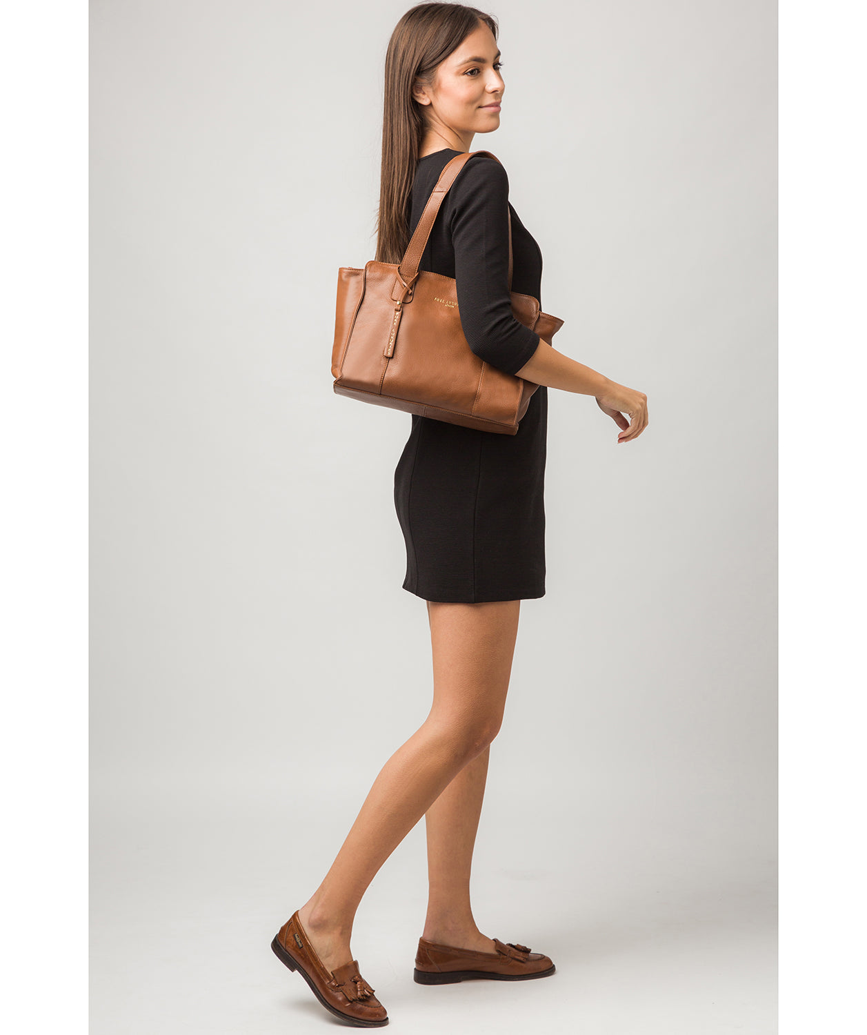 'Homerton' Saddle Tan Leather Handbag