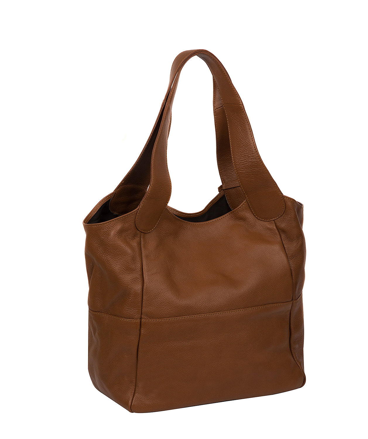 'Langdon' Saddle Tan Leather Tote Bag