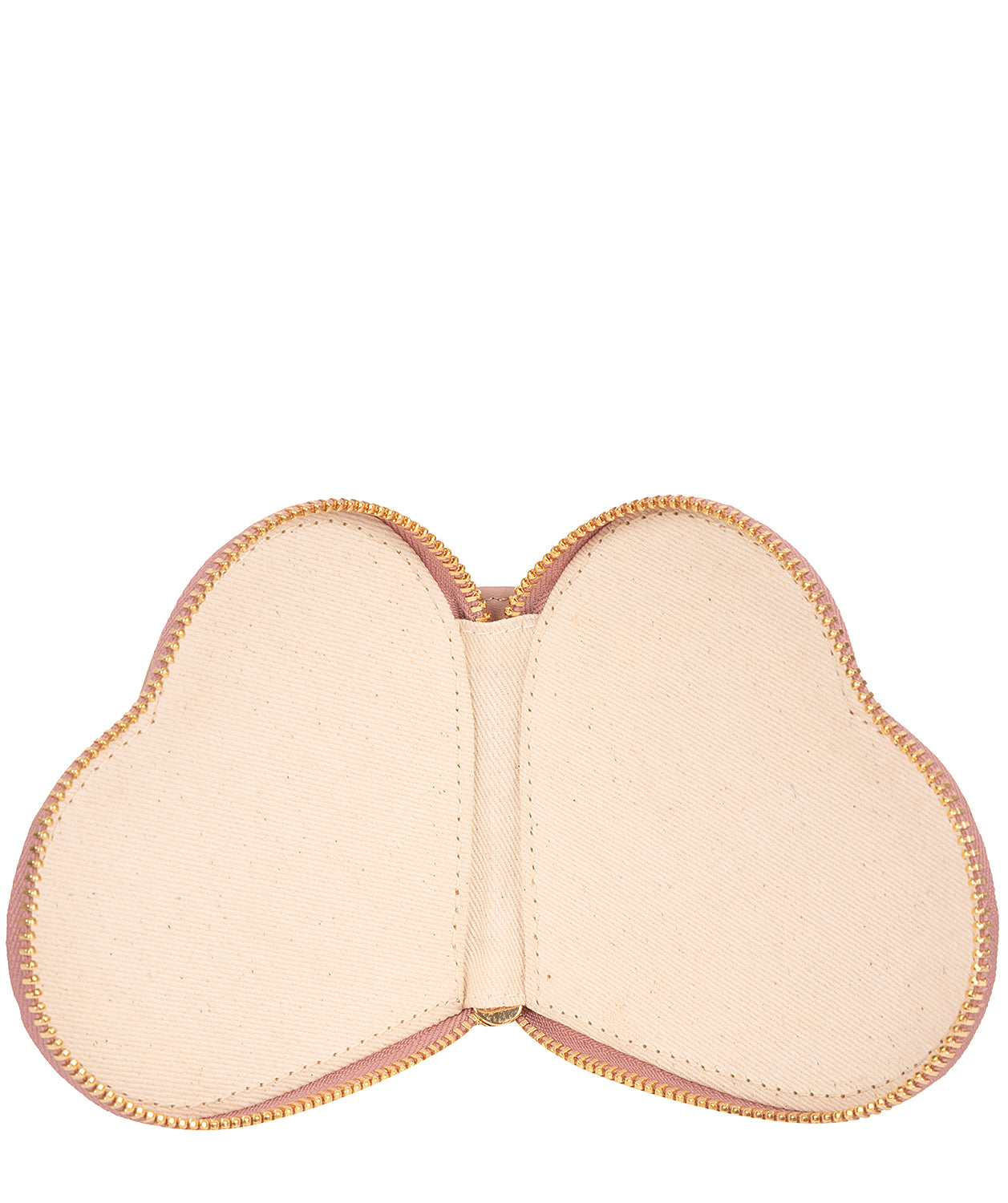 'Loughton' Blush Pink Leather Heart Coin Purse