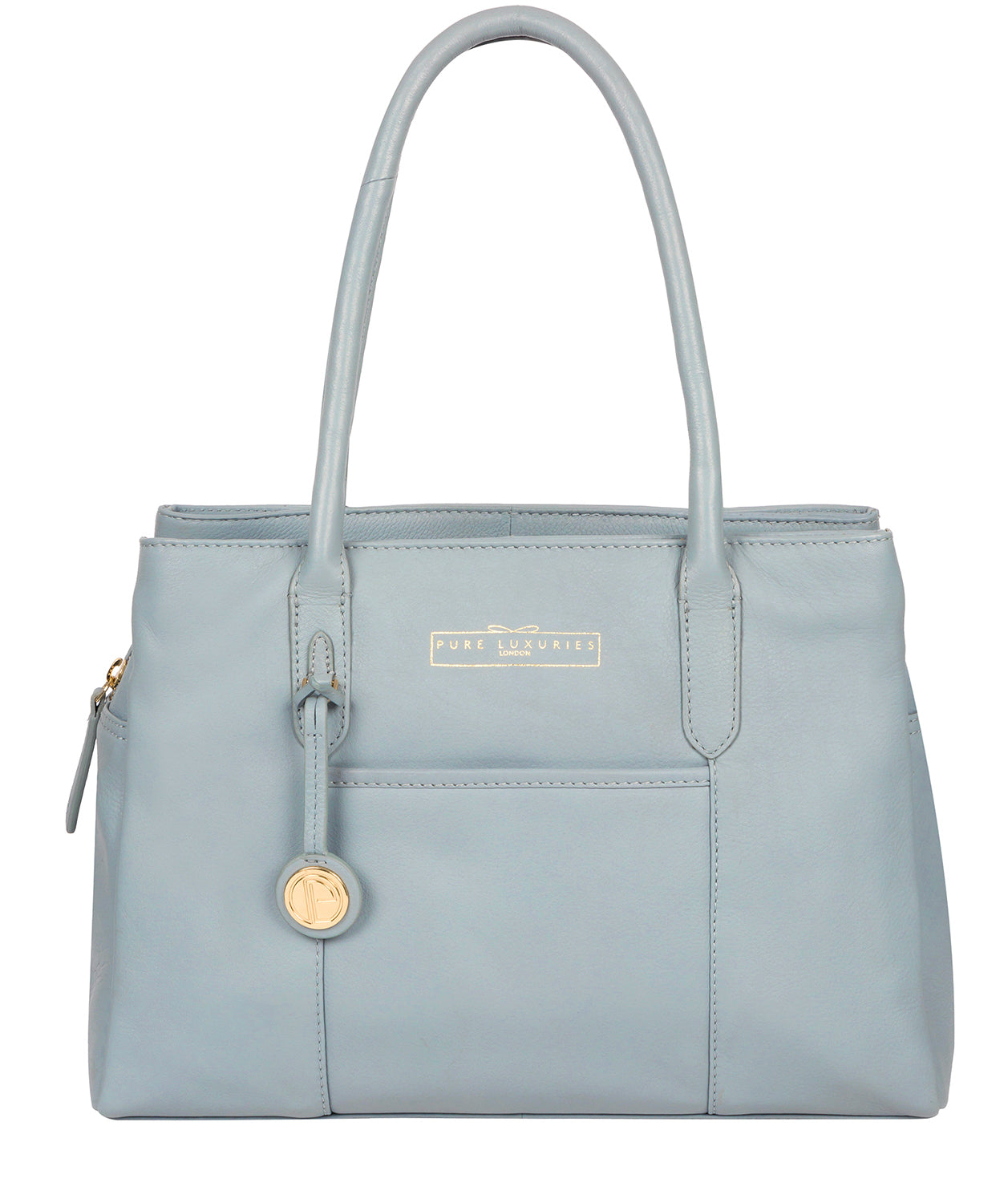 'Chatham' Cashmere Blue Leather Handbag