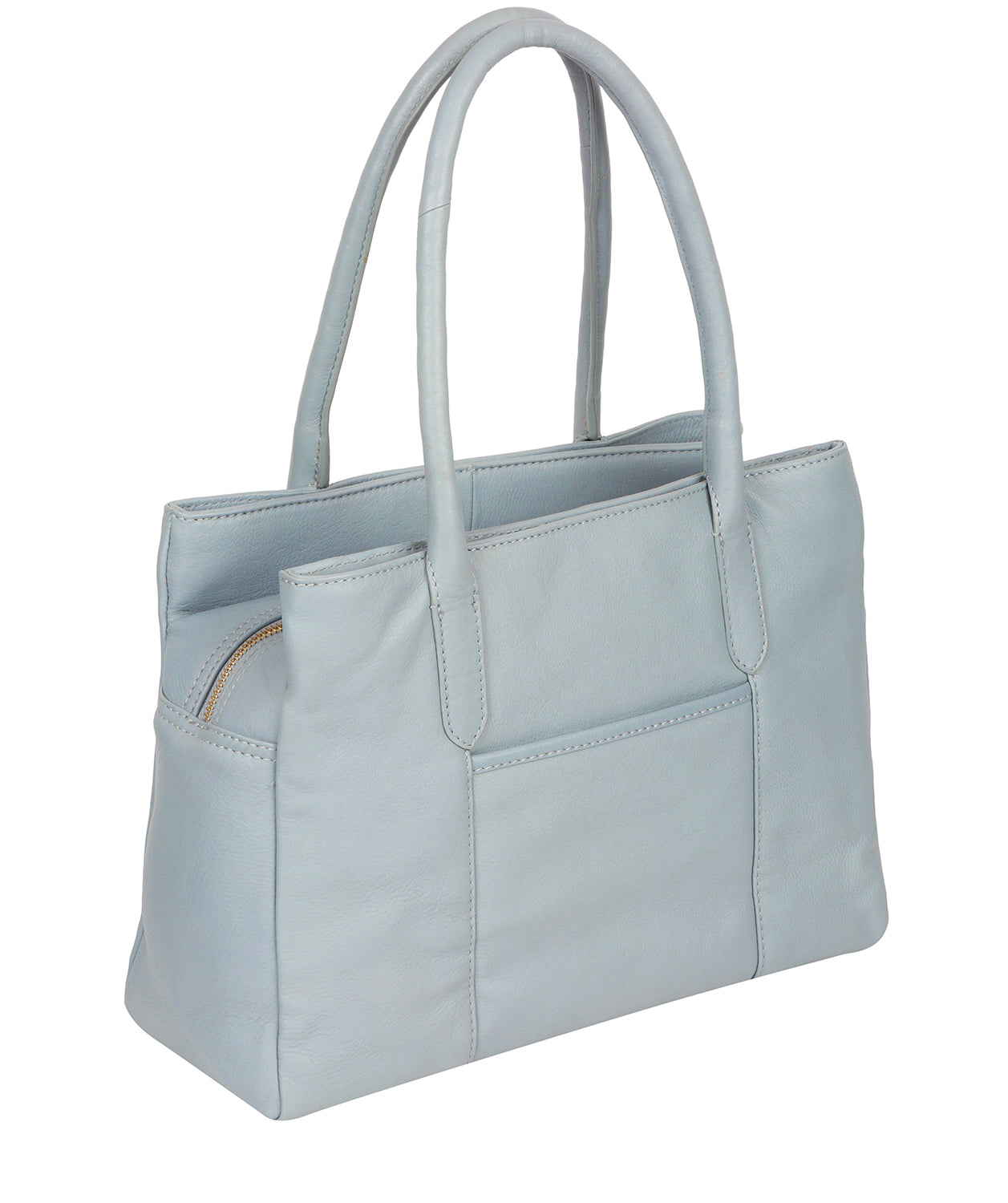 'Chatham' Cashmere Blue Leather Handbag