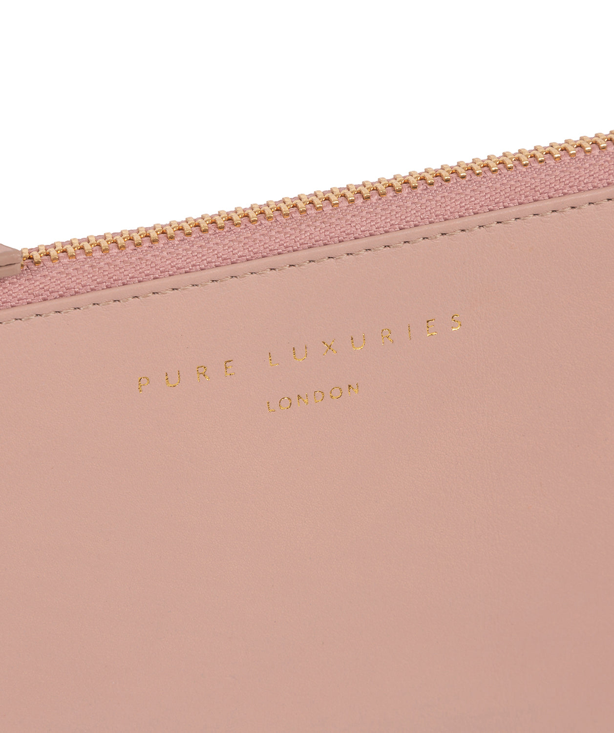 'Osterly' Blush Pink Leather Pouch