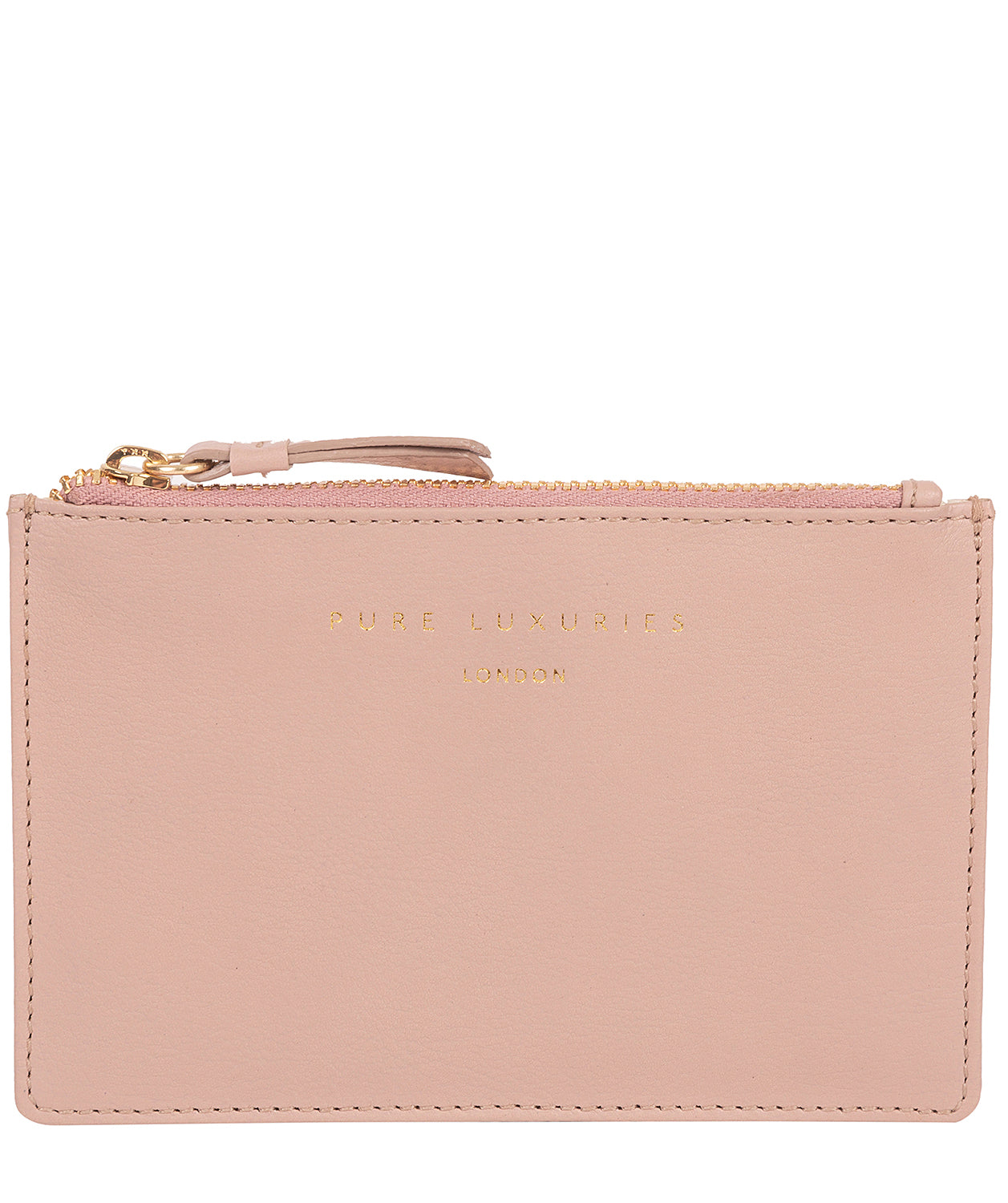 Pink Leather Coin Holder Purse 'Pinner' by Pure Luxuries – Pure ...