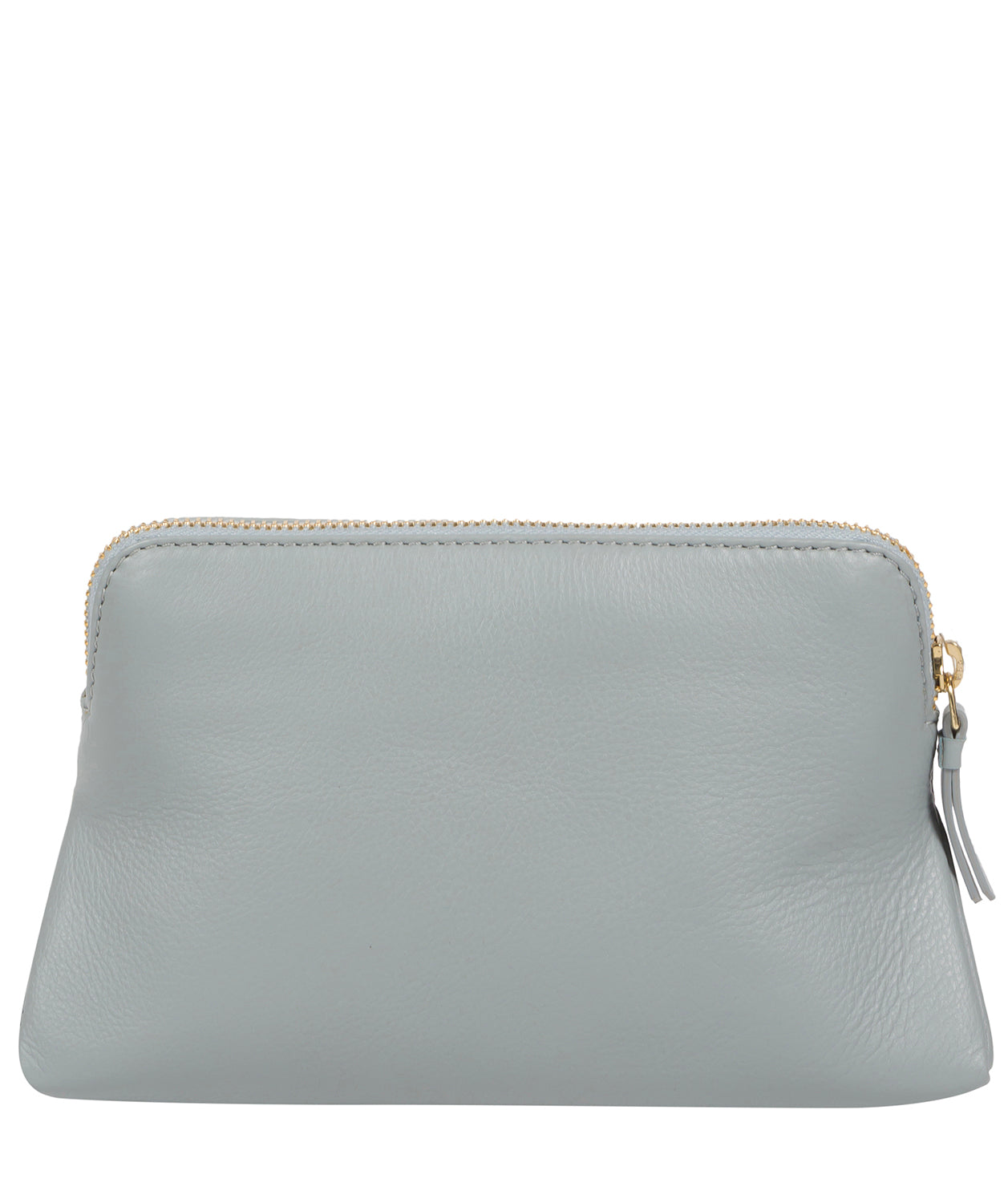 'Plaistow' Cashmere Blue Leather Make-Up Bag