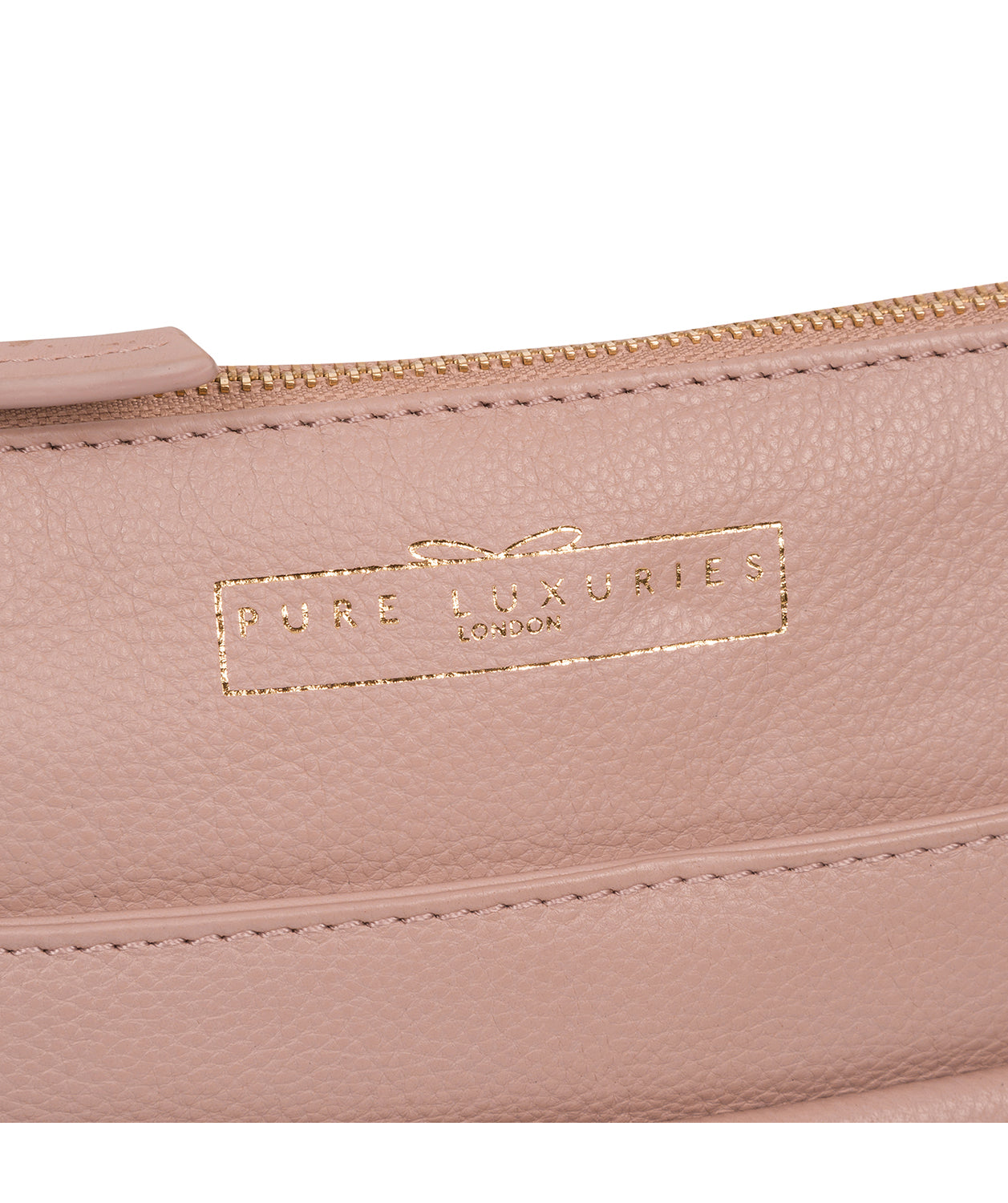 'Langley' Blush Pink Leather Cross Body Bag