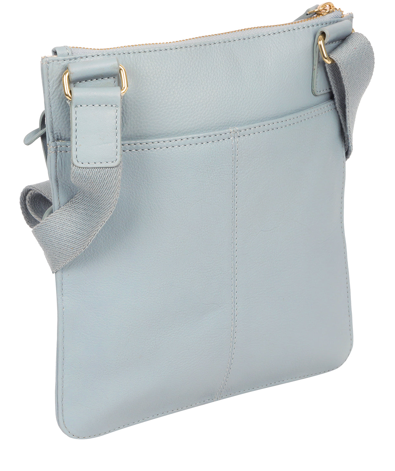 'Langley' Cashmere Blue Leather Cross Body Bag