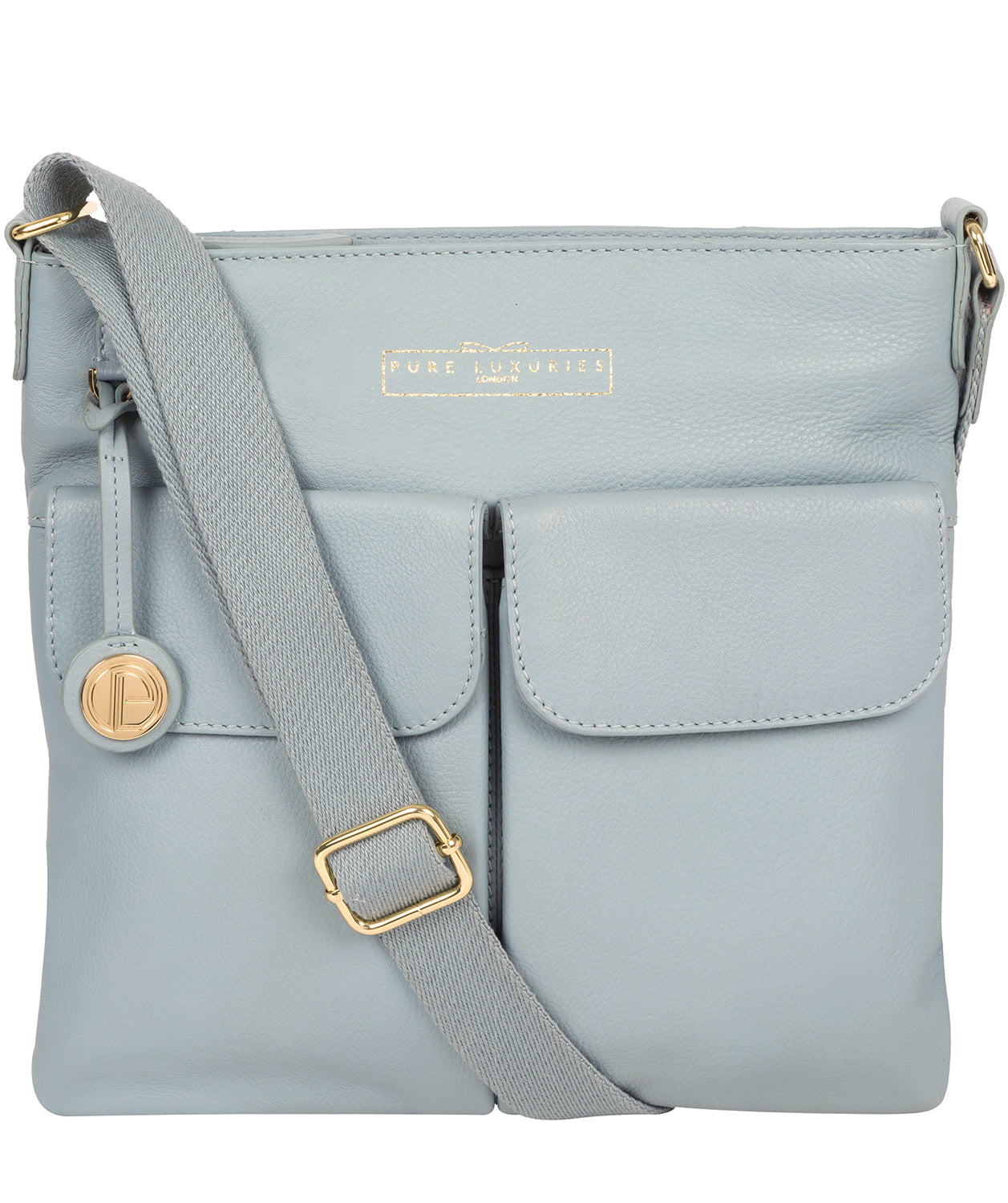 'Soames' Cashmere Blue Leather Cross Body Bag