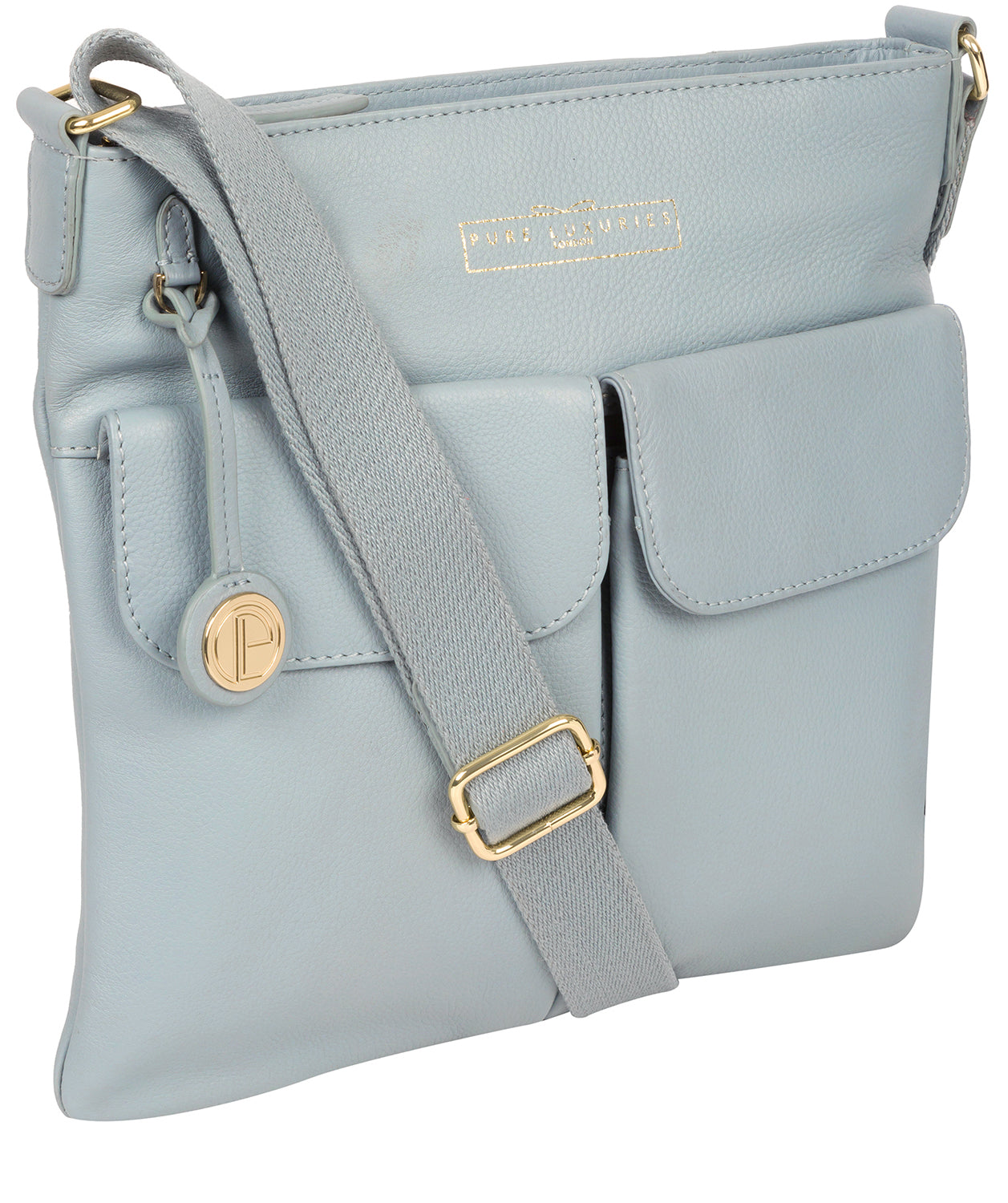 'Soames' Cashmere Blue Leather Cross Body Bag