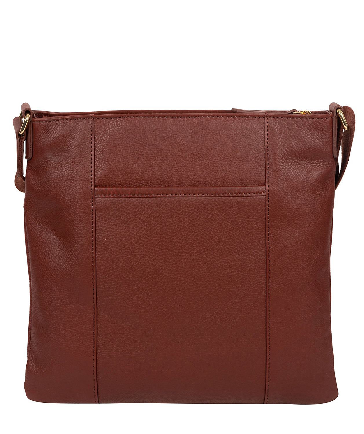 'Soames' Chestnut Leather Cross Body Bag